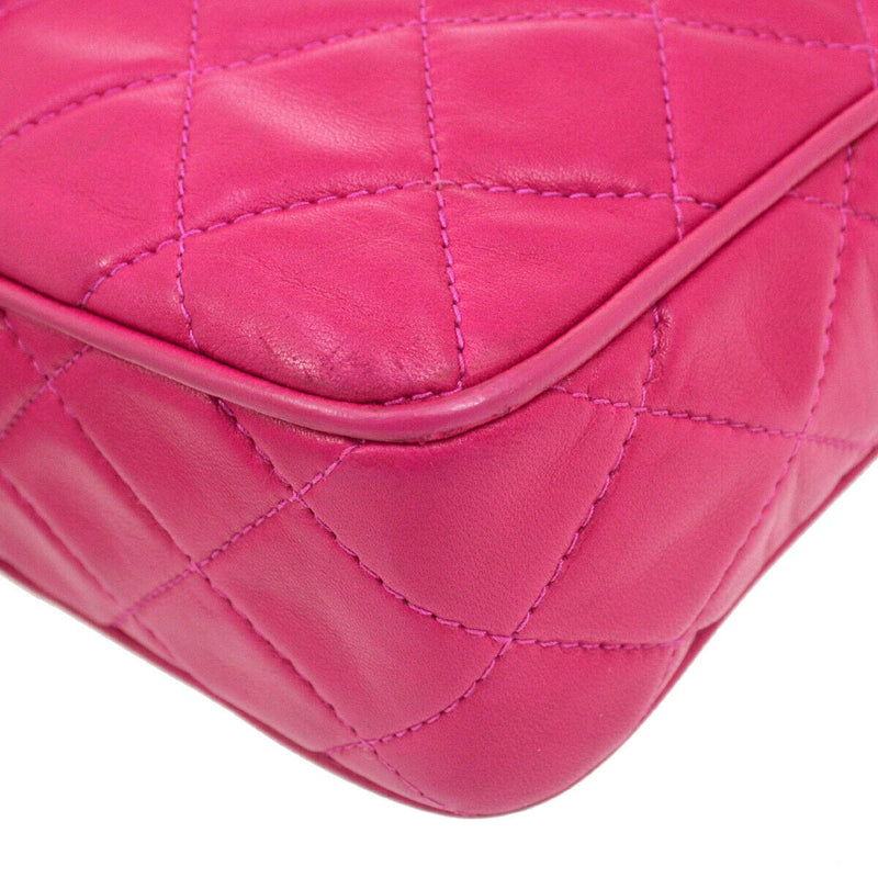 Chanel Chanel hot pink flap camera bag with tassel zip UKL1073