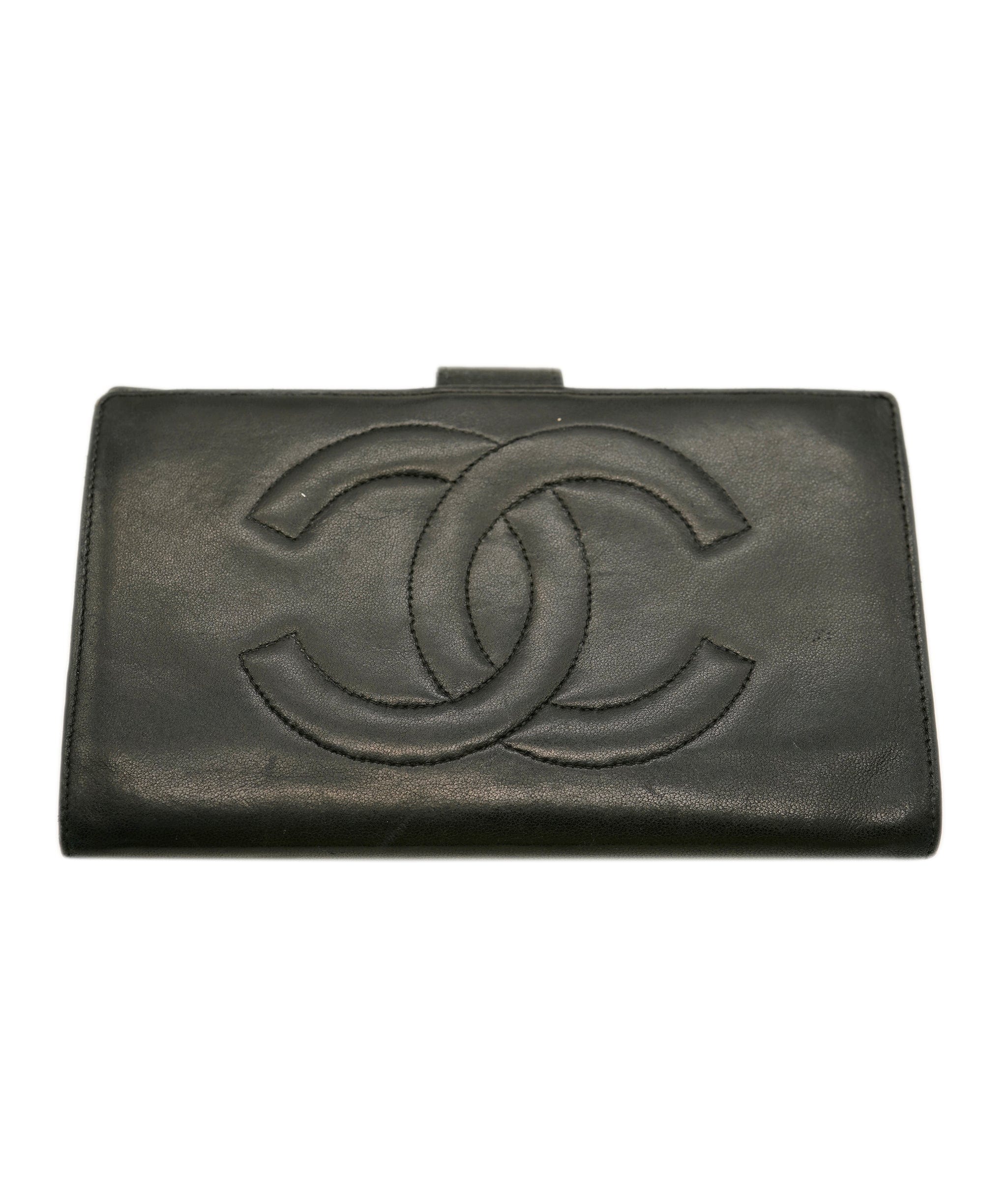 Chanel Chanel Lambskin Black Purse with GHW - ADL1296