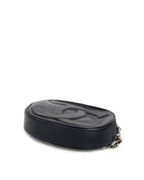 Chanel Chanel Lambskin Navy CC Round Crossbody Bag - AGL1457