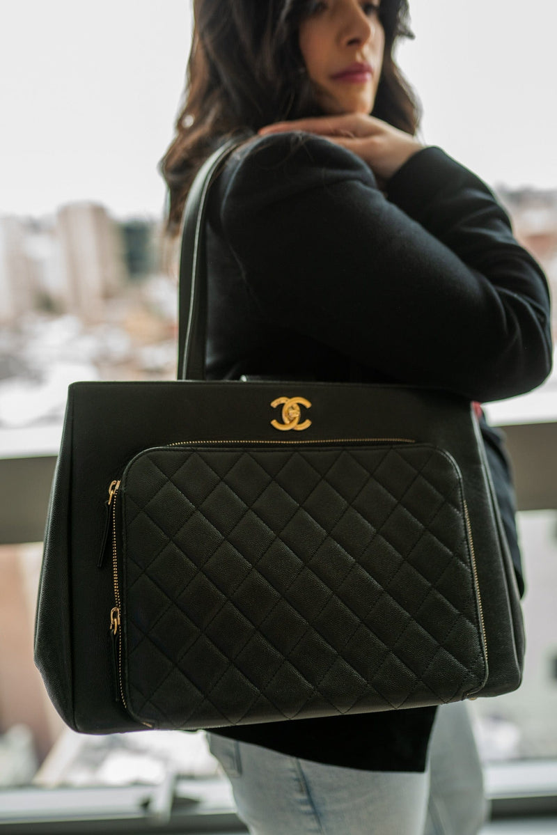 chanel business tote