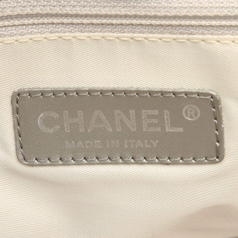 Chanel Chanel Large New Travel Line Silver Grey Tote Bag - AWL1558