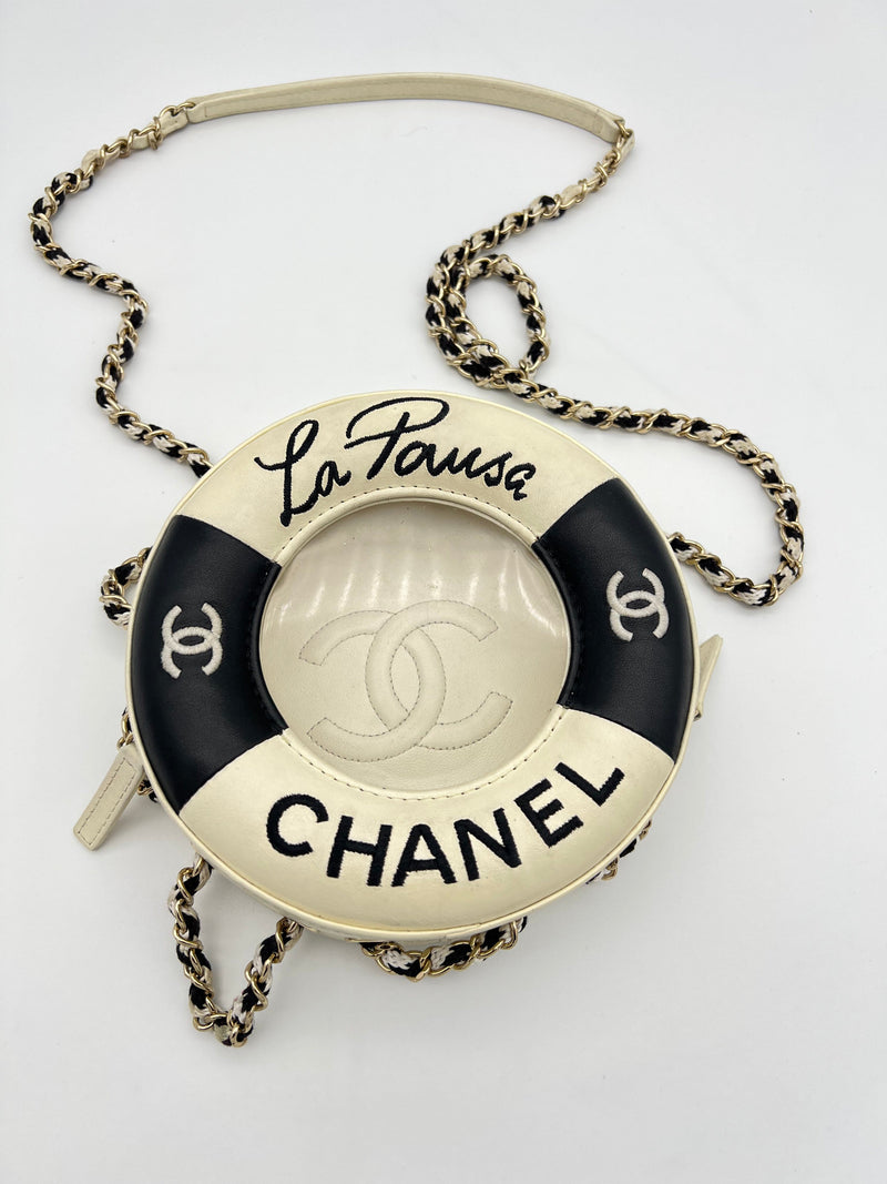 Chanel round discount crossbody bag