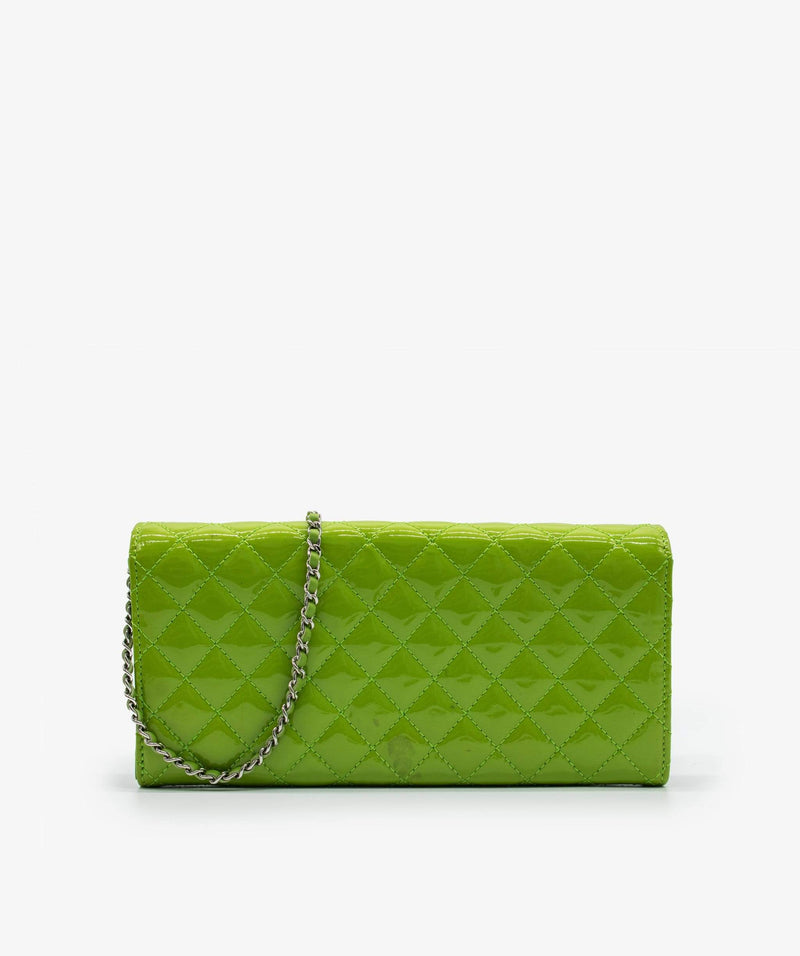 Chanel Chanel Lime Green Patent Crossbody bag