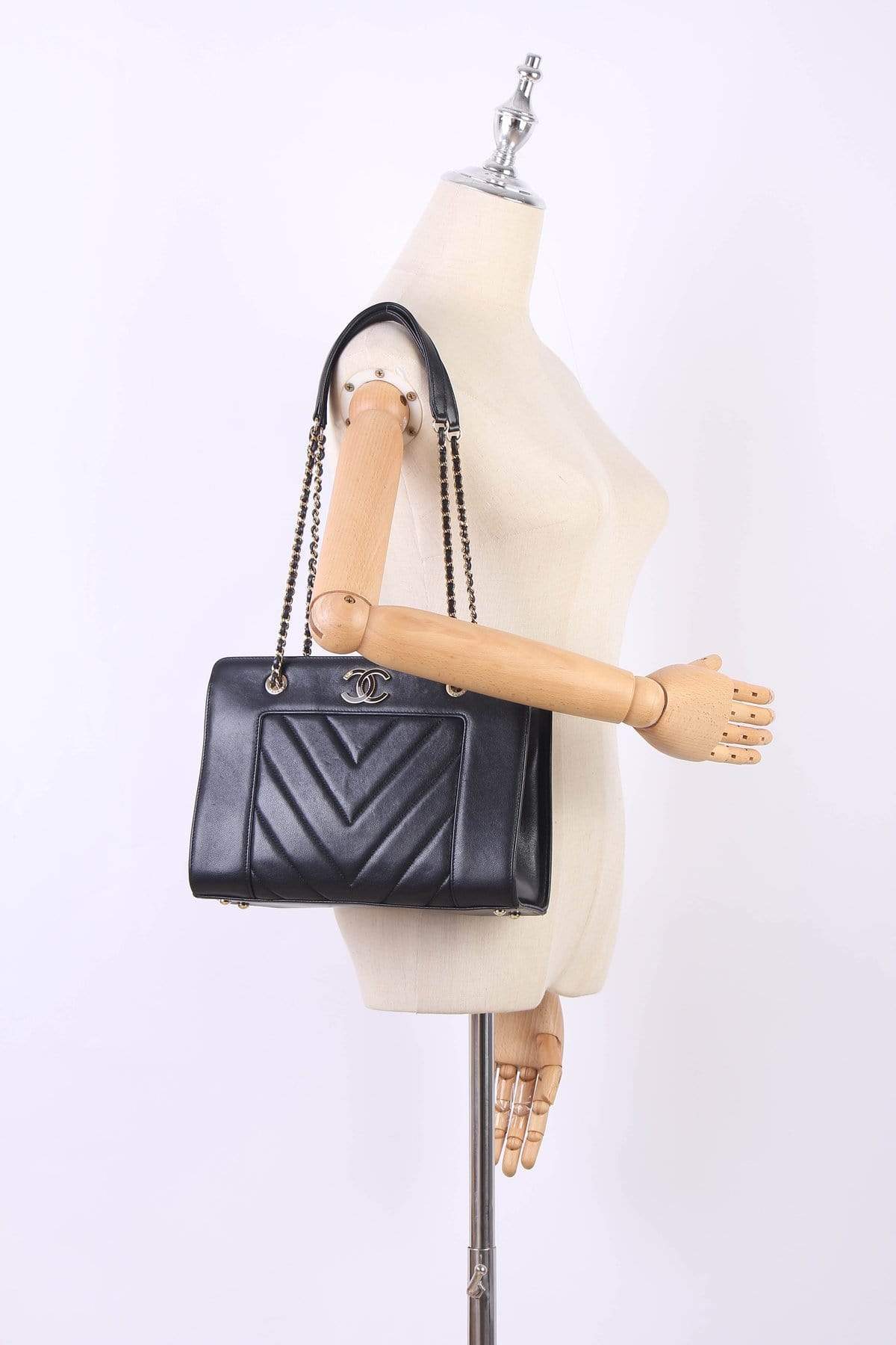 Chanel Chanel Mademoiselle Chevron Tote Bag - RCL1153