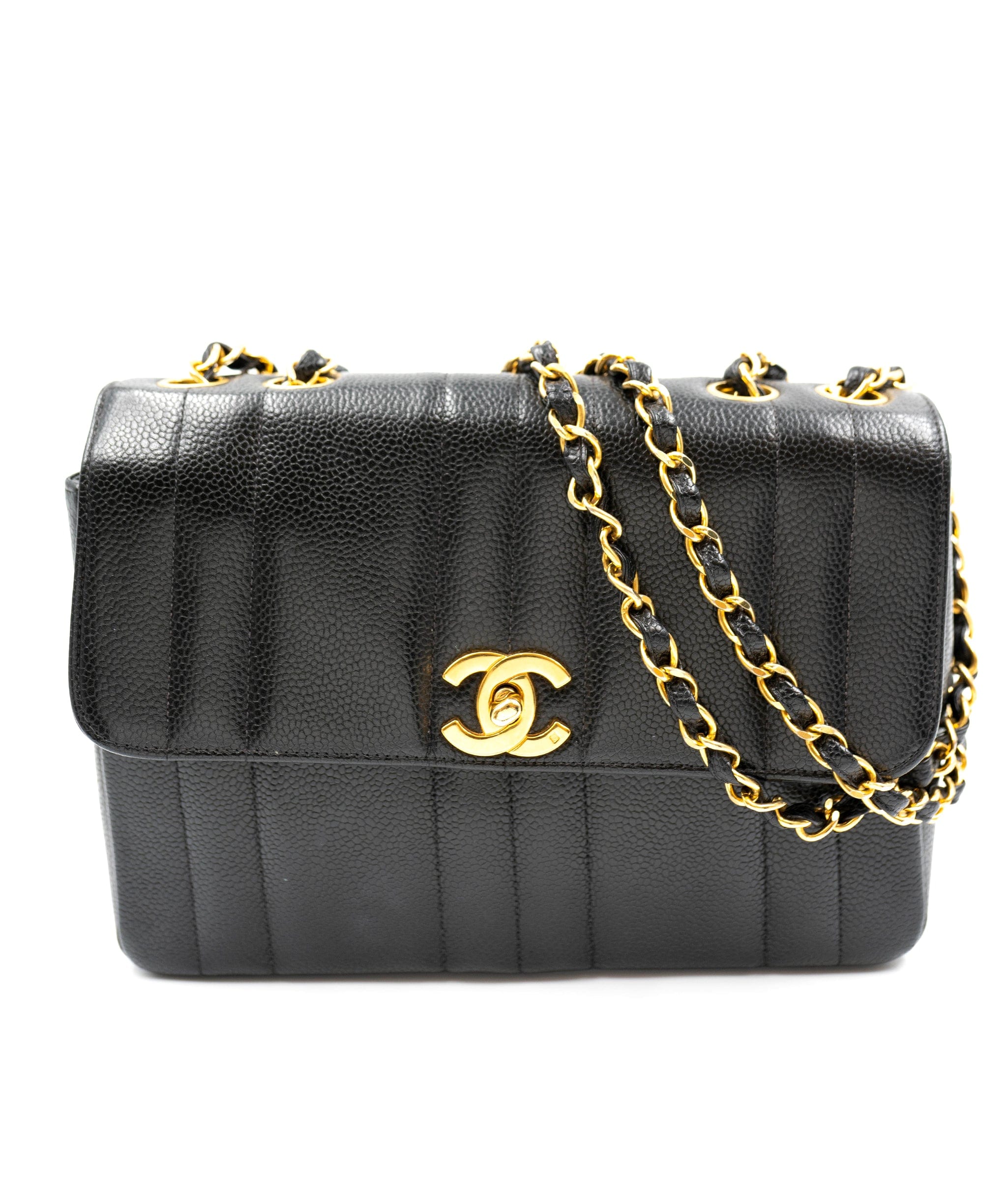 Chanel mademoiselle Square classic flap bag with Small CC logo