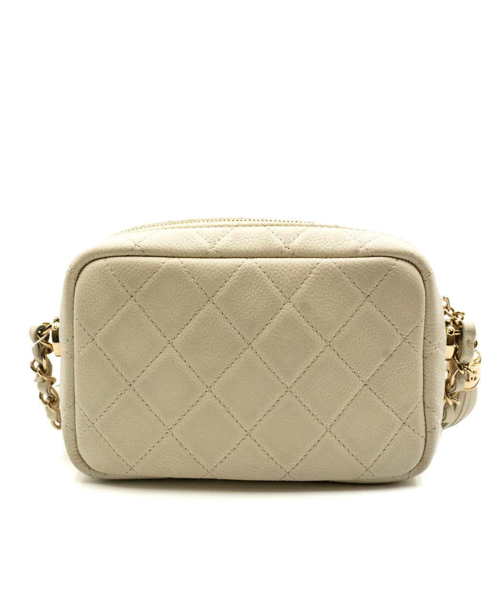 Chanel Matelasse Mini Camera Bag Fringe Chain Shoulder Bag PXL1736