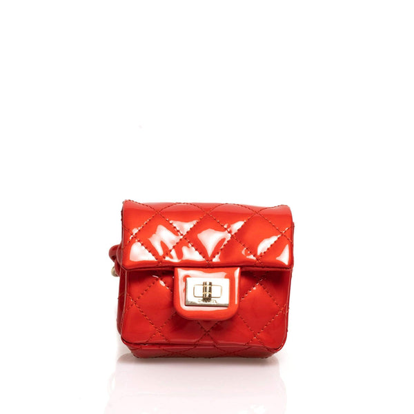 Chanel Vintage Micro Ankle Bag Red Patent GHW - ASL1663 – LuxuryPromise