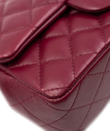 Chanel Chanel MINI FLAP BAG - BURGUNDY - AWL3923