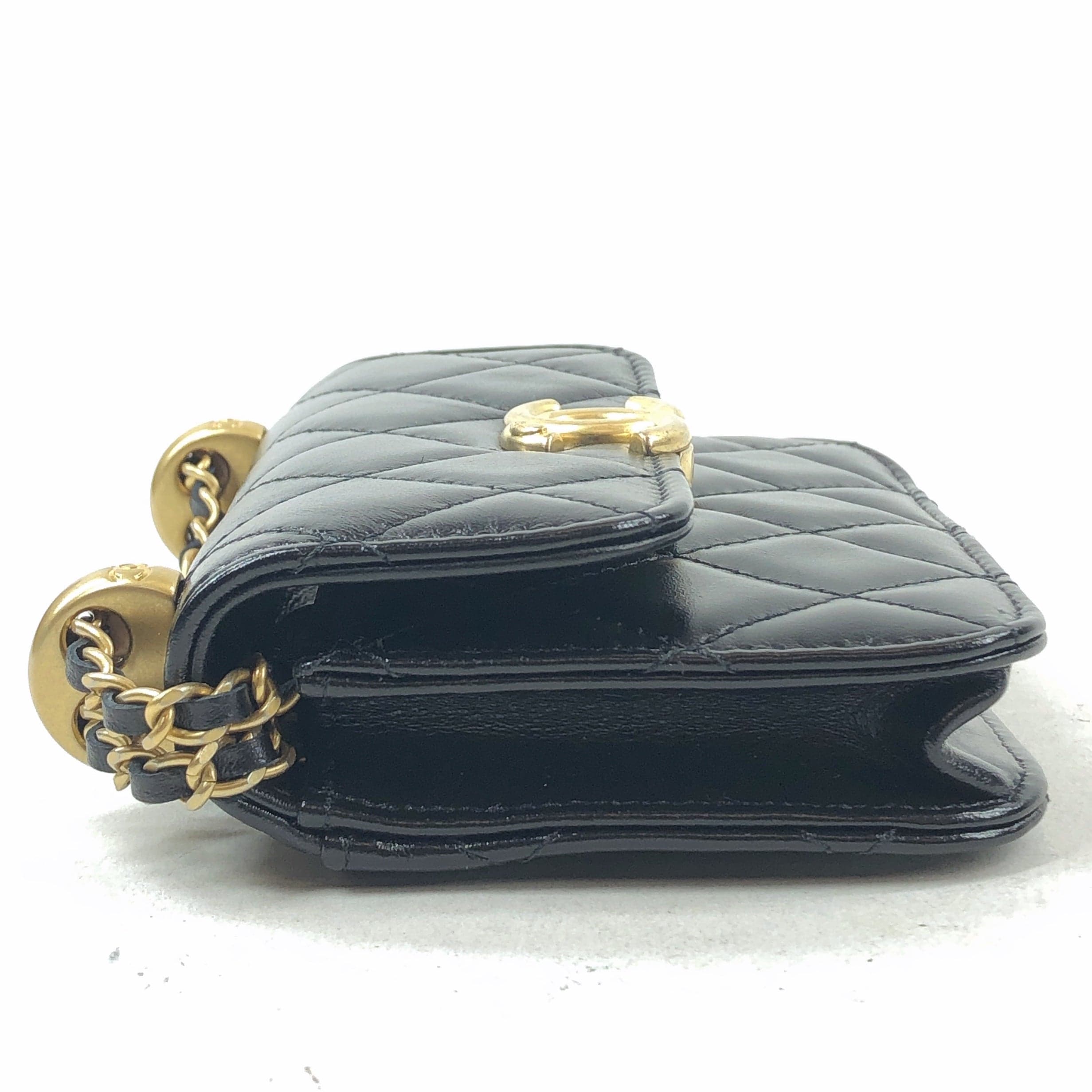 Chanel Chanel Mini Quilted Black PXL1785