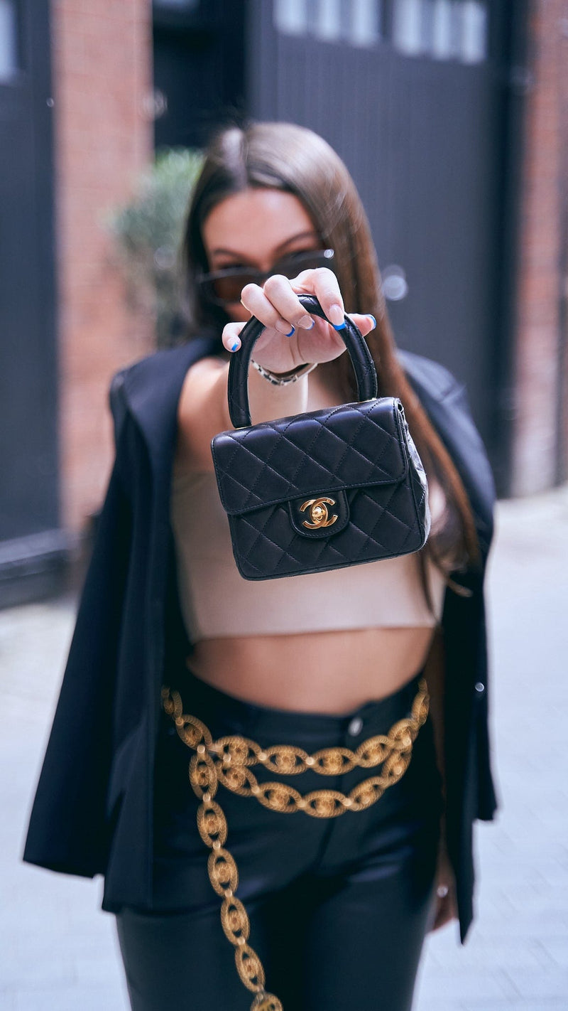Convert Chanel Mini Flap into a Top Handle Kelly Bag! #shortsfeed
