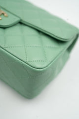 Chanel Chanel Mint Green Mini Classic Flap with GHW - ALL0159