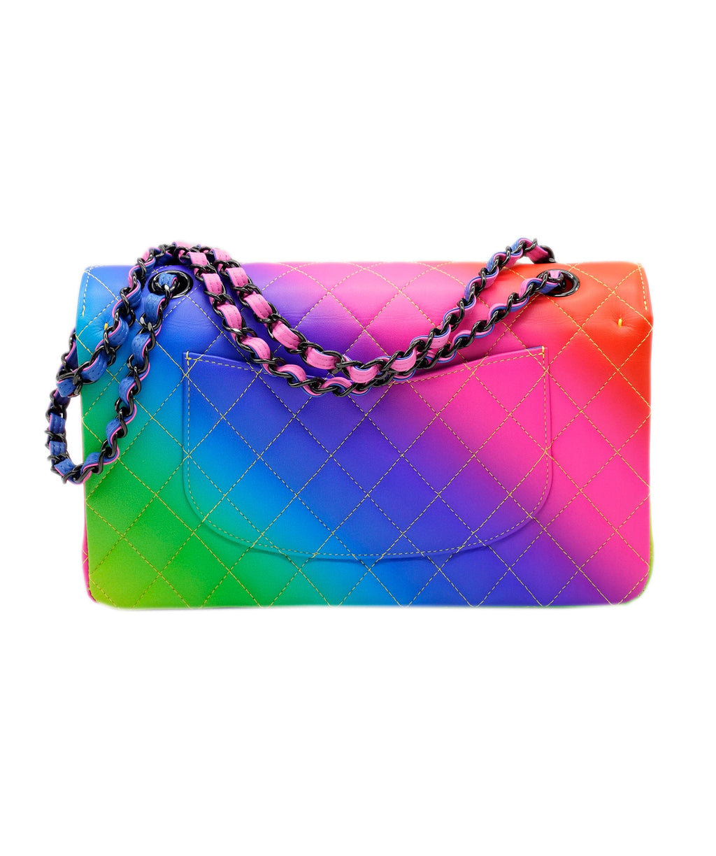 Chanel Multicolour Rainbow Logo Flap Bag – LuxuryPromise