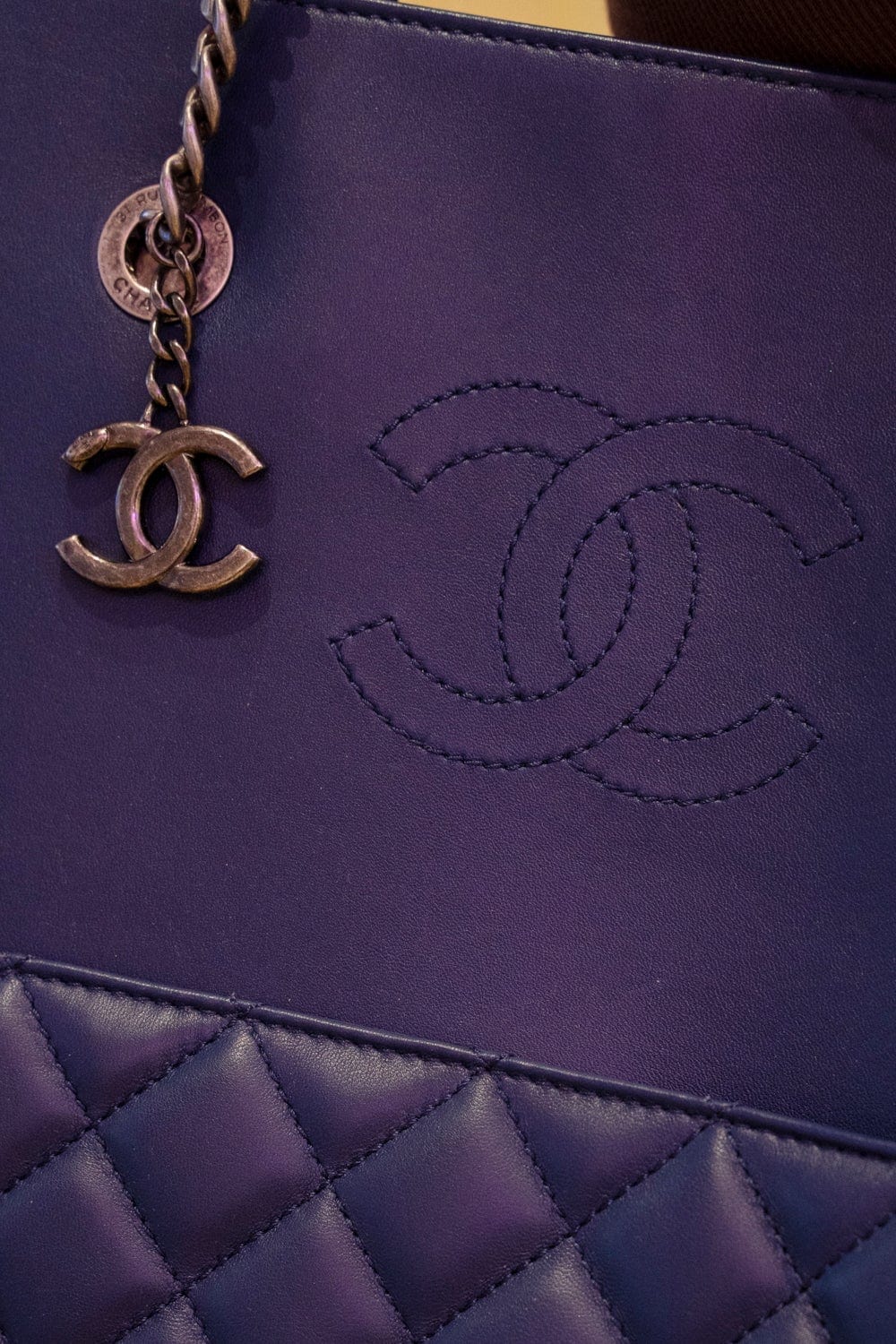 Chanel Chanel Navy Long Shoulder Bag RJL1374