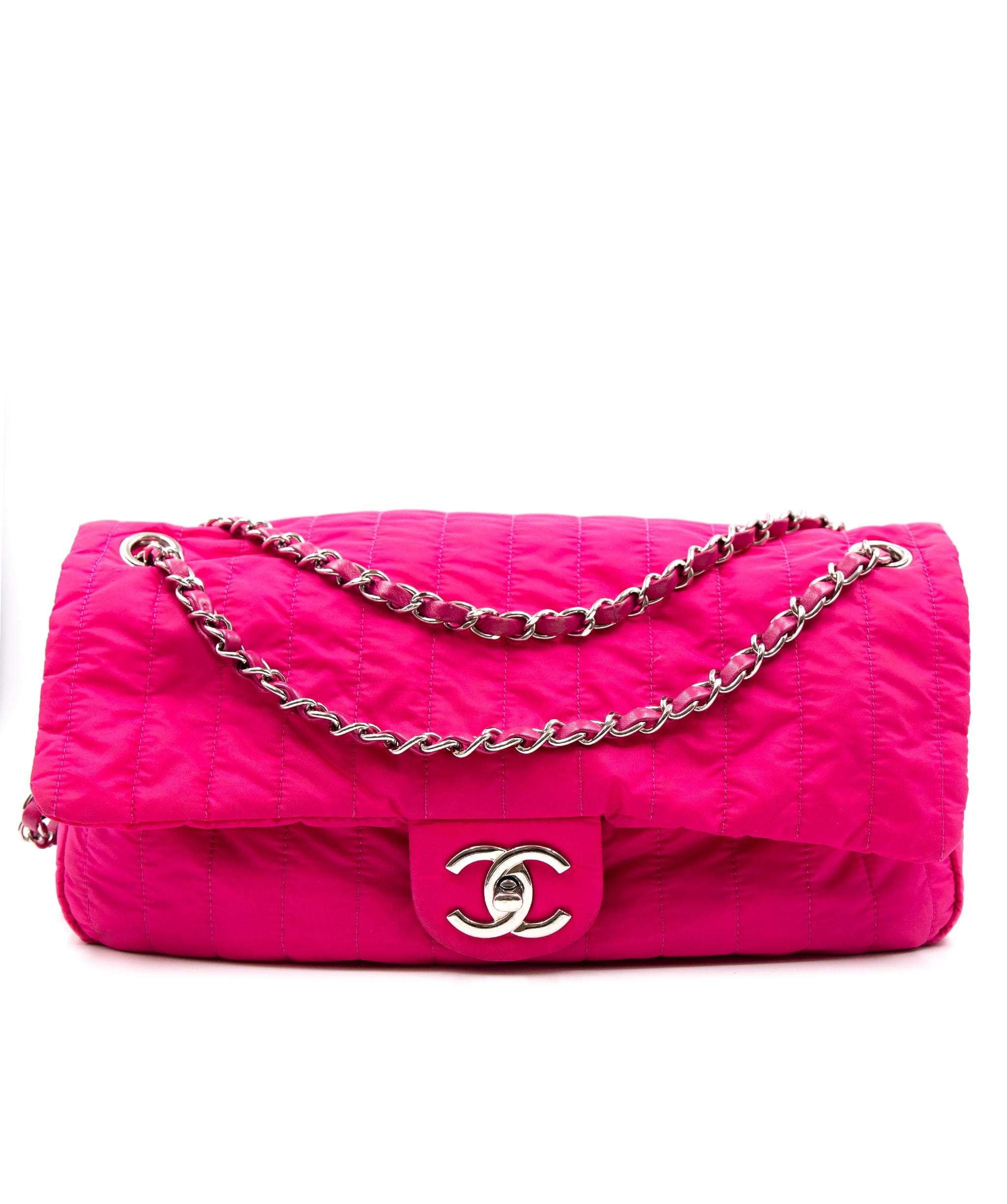 Chanel Nylon Hot pink Bag AGL2243