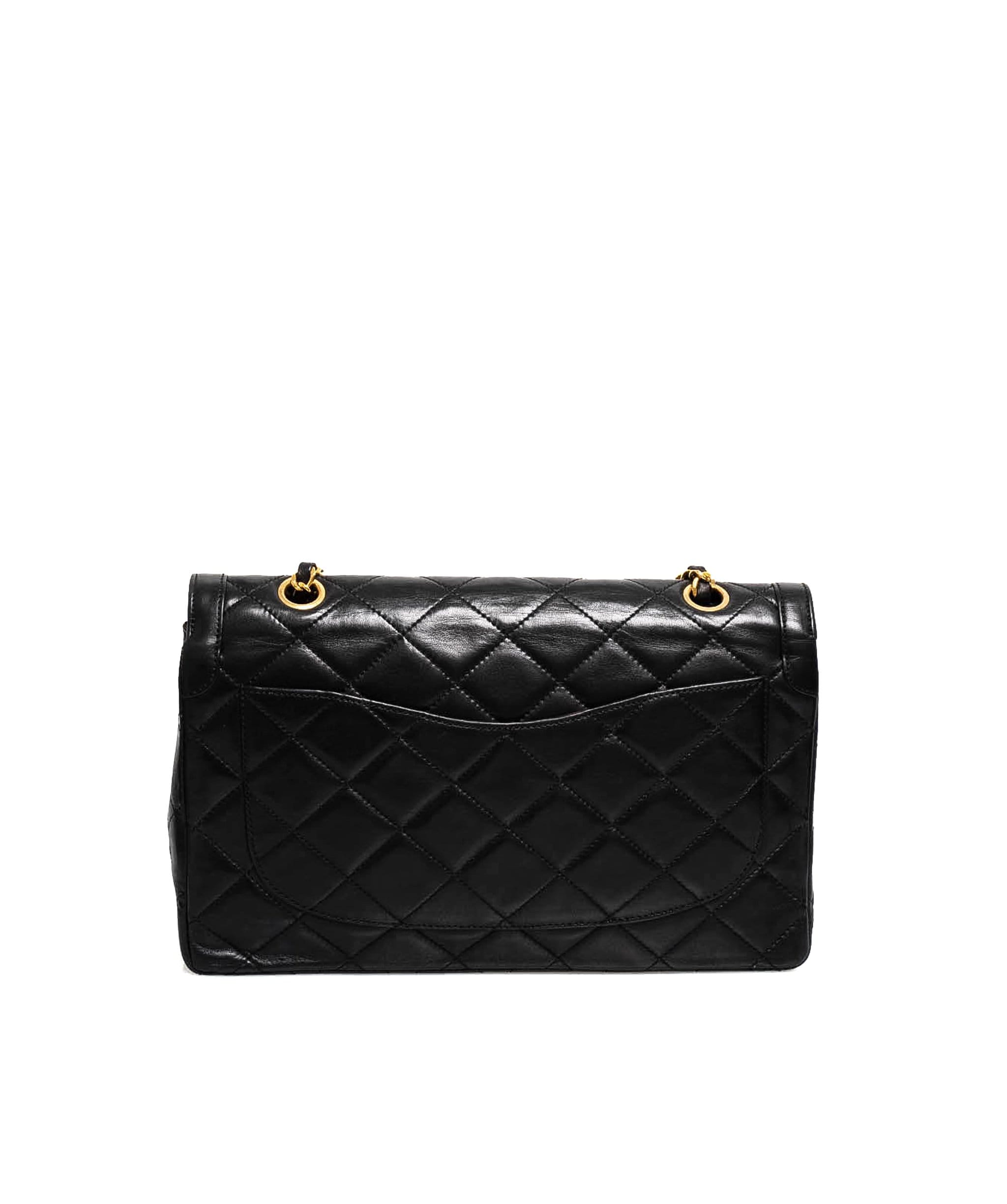 Chanel Chanel Paris Double Black Classic Flap Bag- AWL1946