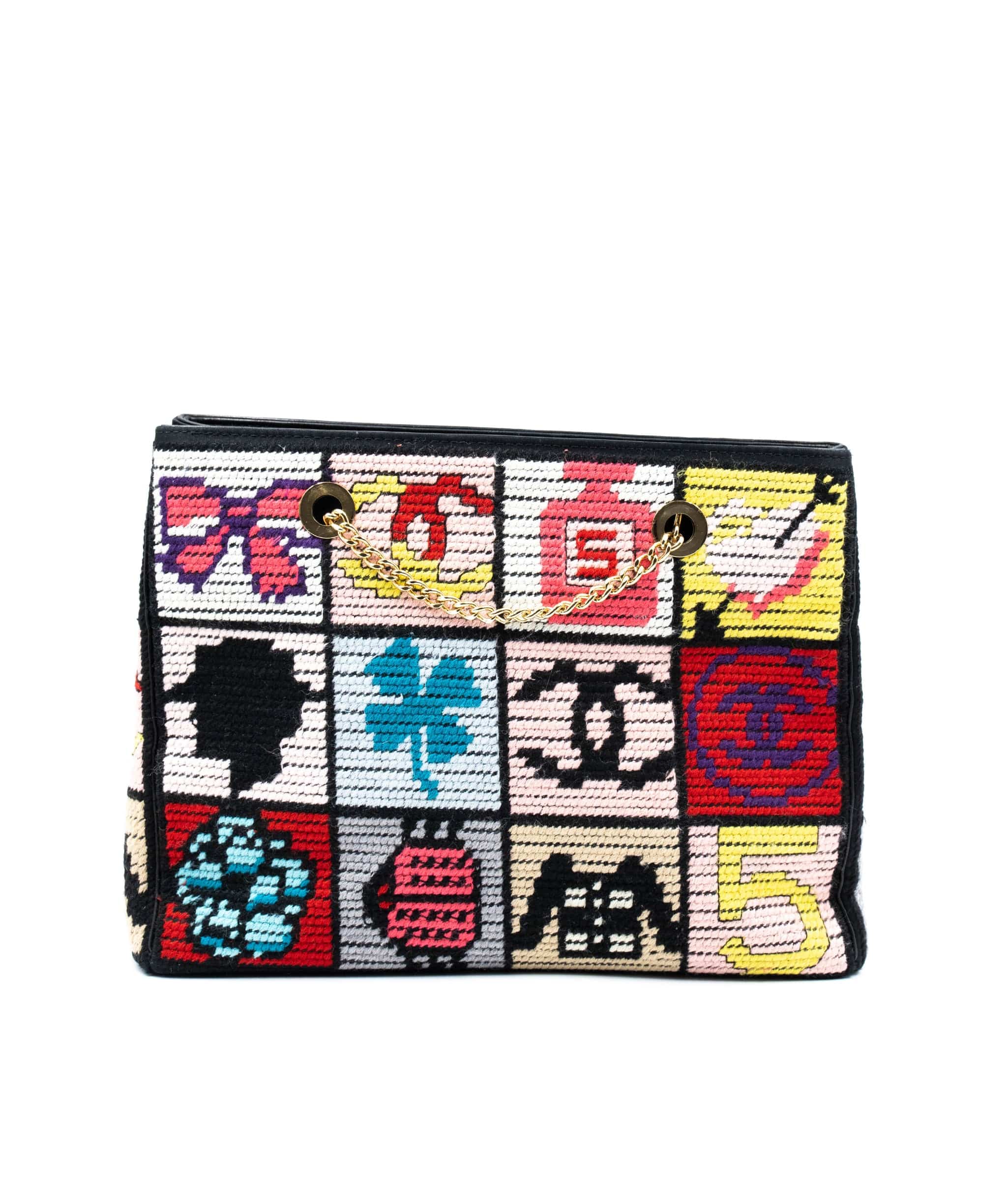 Chanel Chanel Patchwork Needle Point Stitch Bag  AGC1148