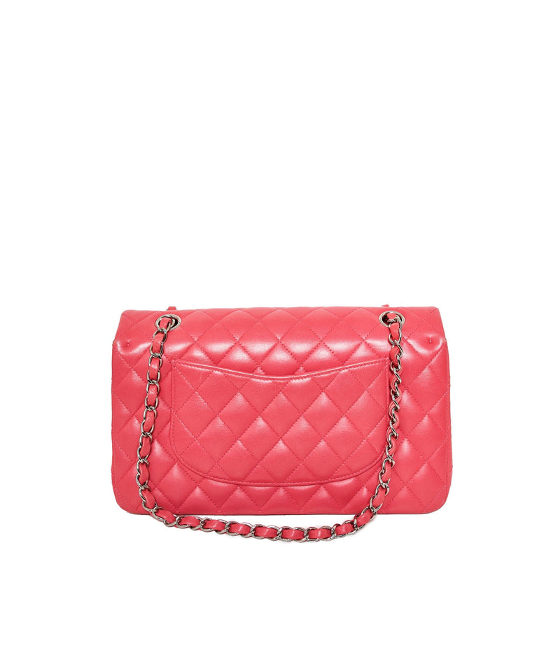 Chanel Chanel Pink 10" Medium Classic Flap Bag - AWL1310