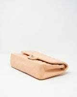 Chanel Chanel Pink 10" Medium Lambskin Classic Flap Bag PHW - AGL1502