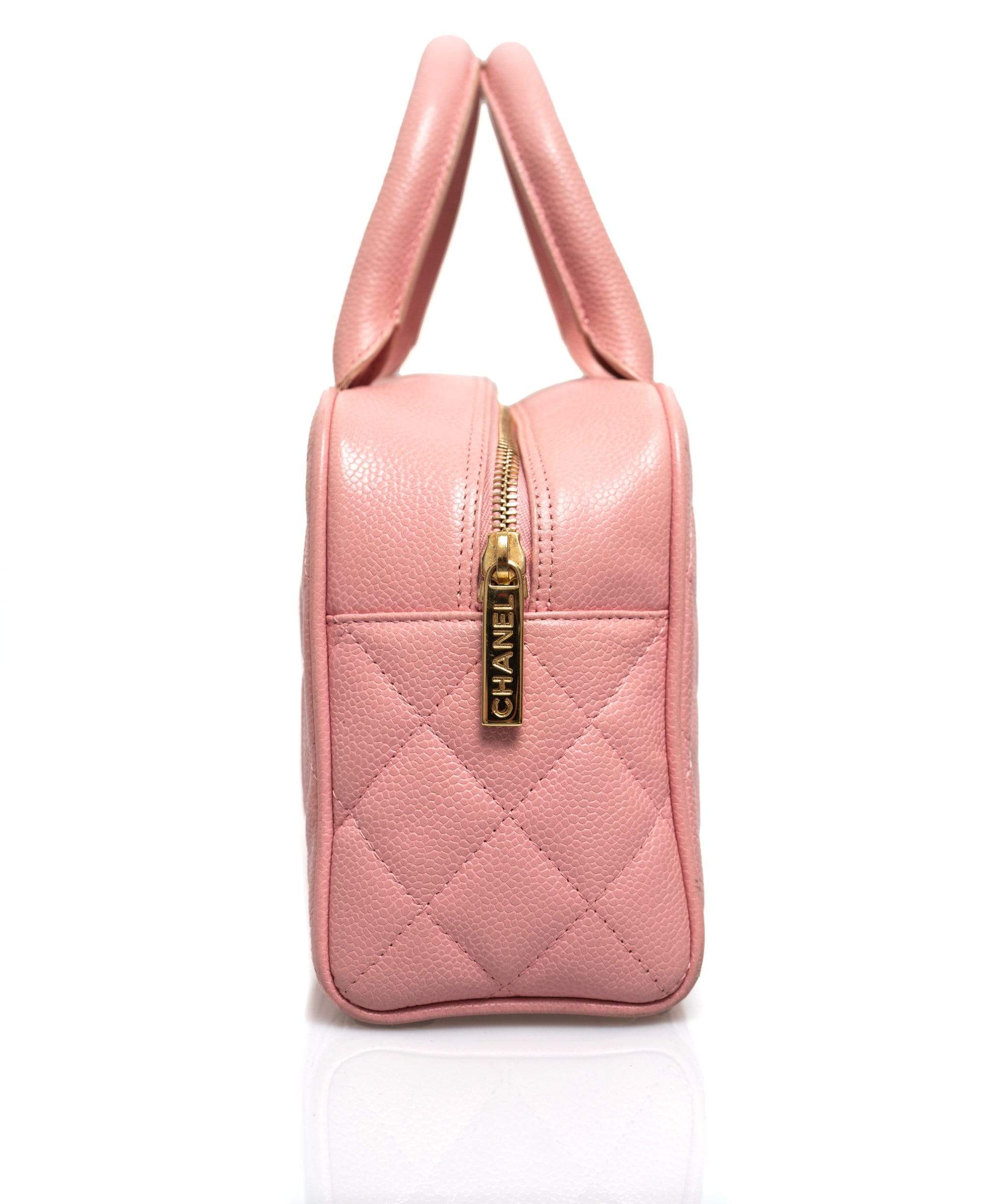 Chanel Chanel Pink Caviar bowling Bag - ADL1383