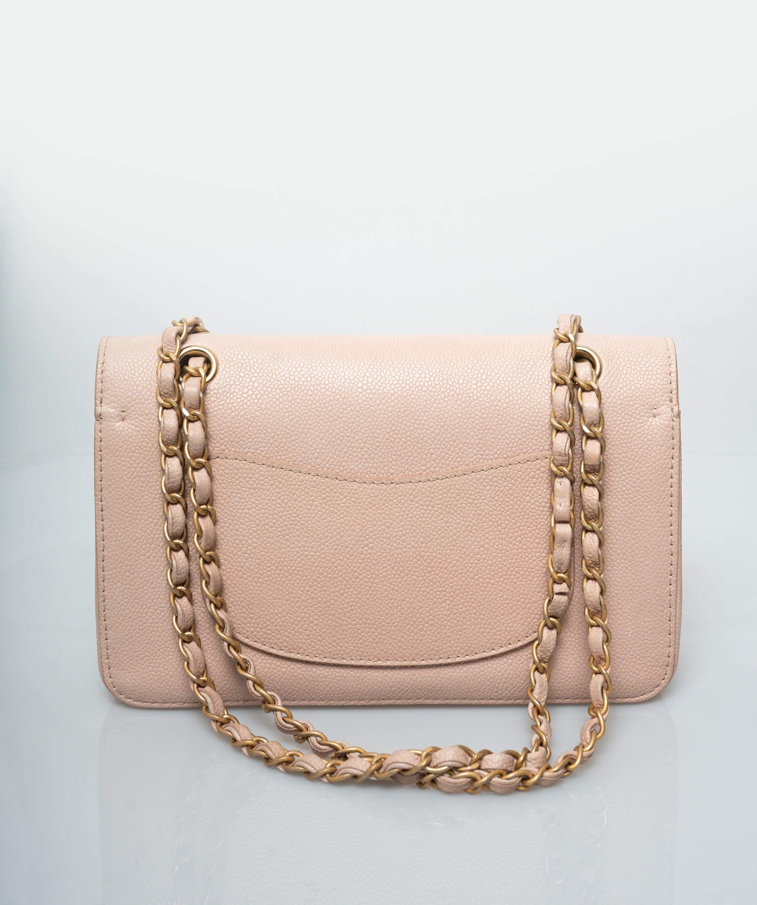 Chanel Chanel Pink Caviar Medium Classic Flap Bag GHW  - AGL1392