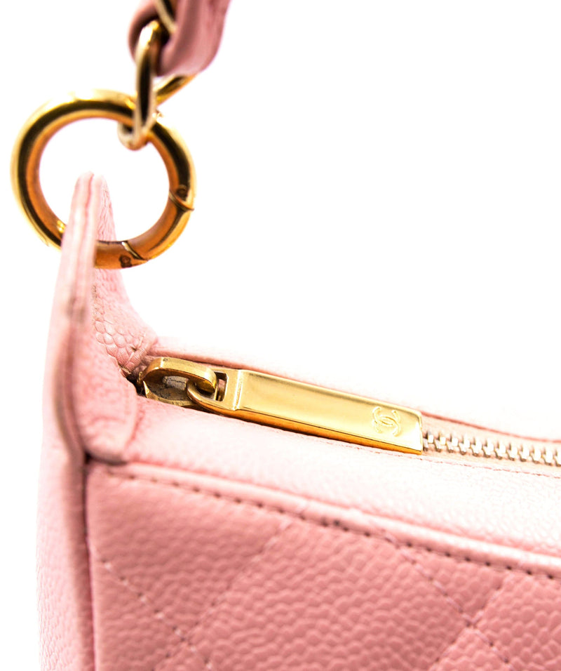 Chanel Pink Caviar Skin Pochette Bag PXL1519 – LuxuryPromise
