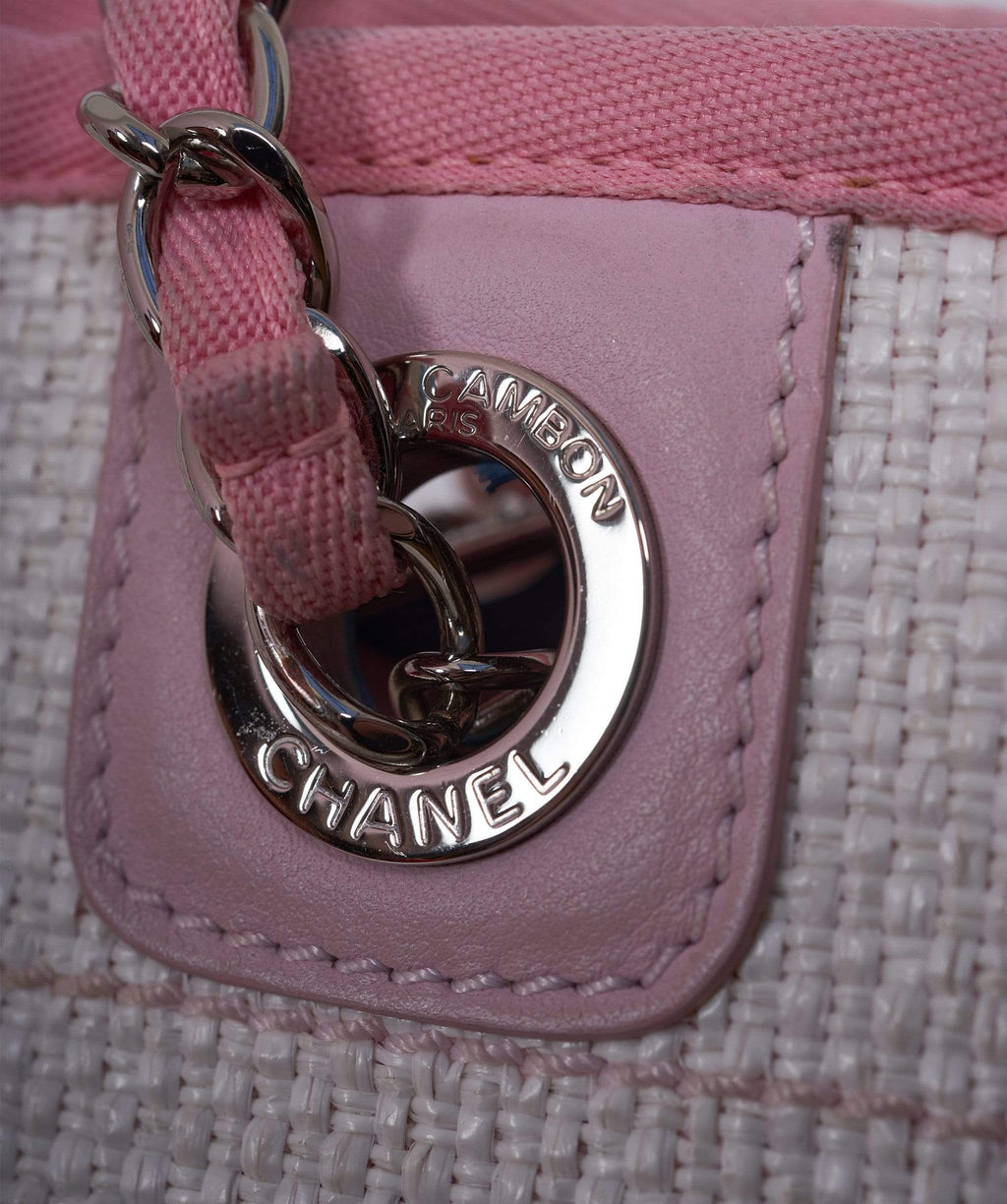 Chanel Pink Small Deauville Tote Bag MW2441 – LuxuryPromise
