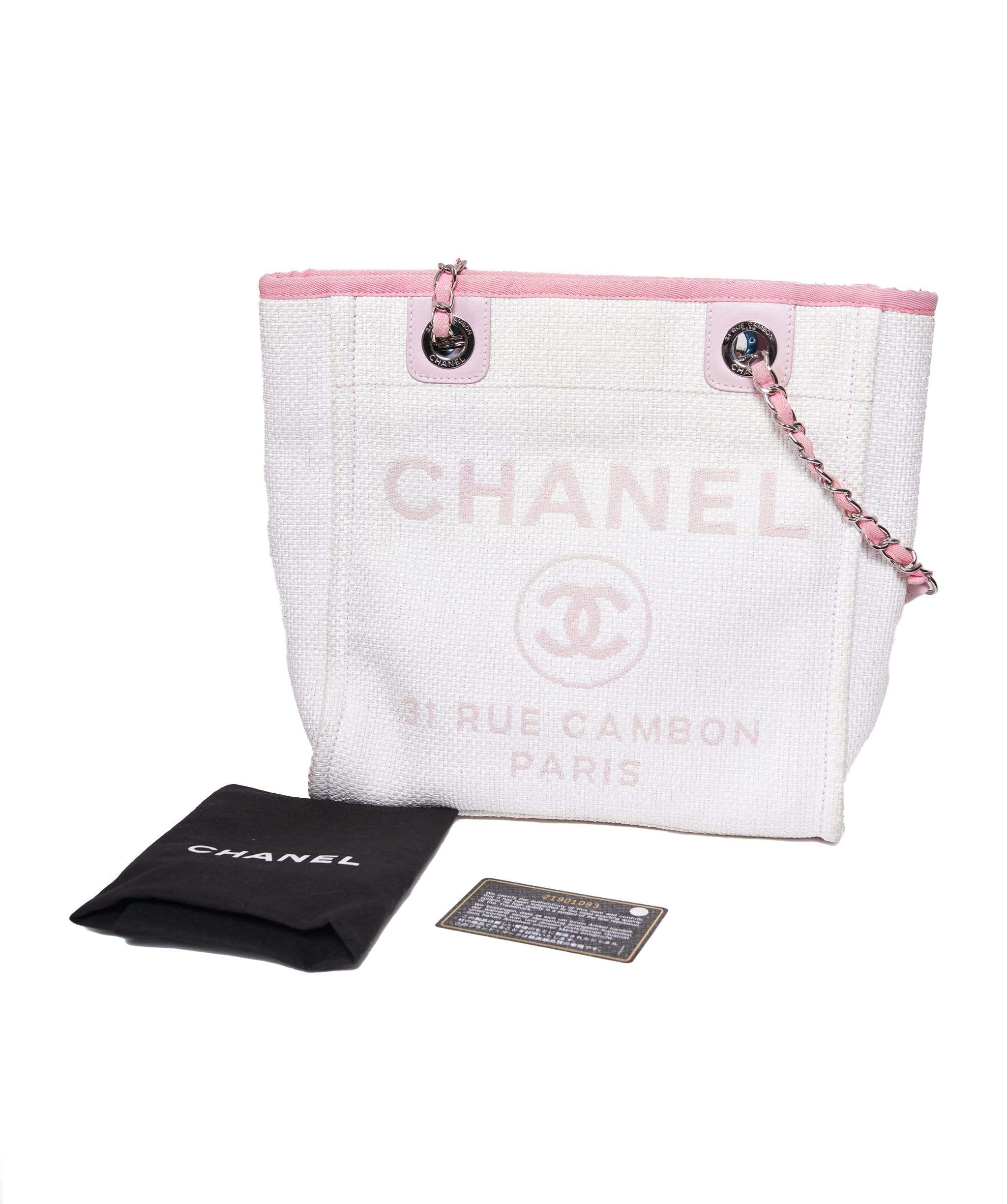Chanel Chanel Pink Small Deauville Tote Bag MW2441