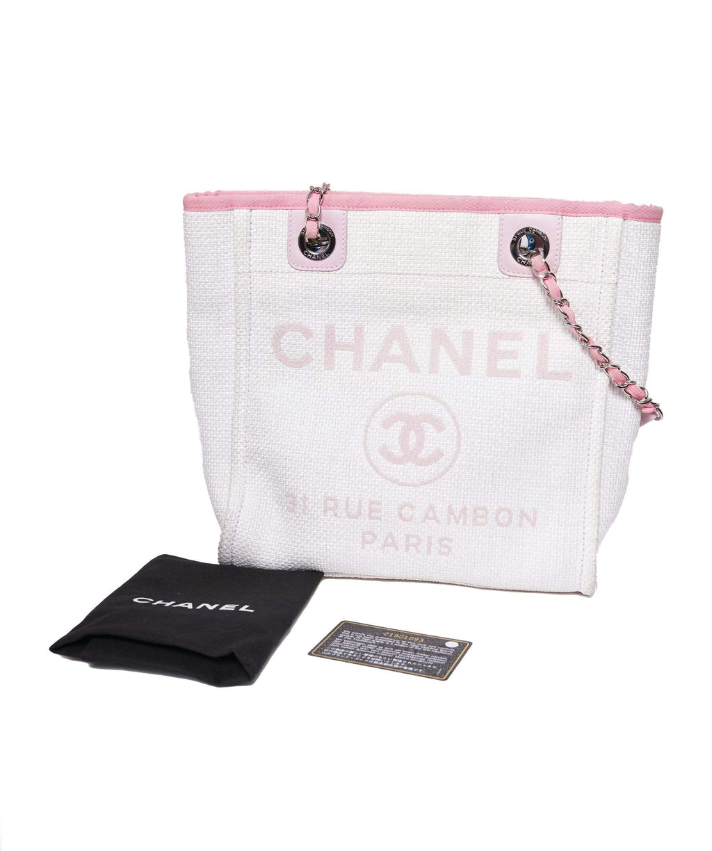 Chanel Small Deauville Shopping Bag - Pink Totes, Handbags - CHA919190