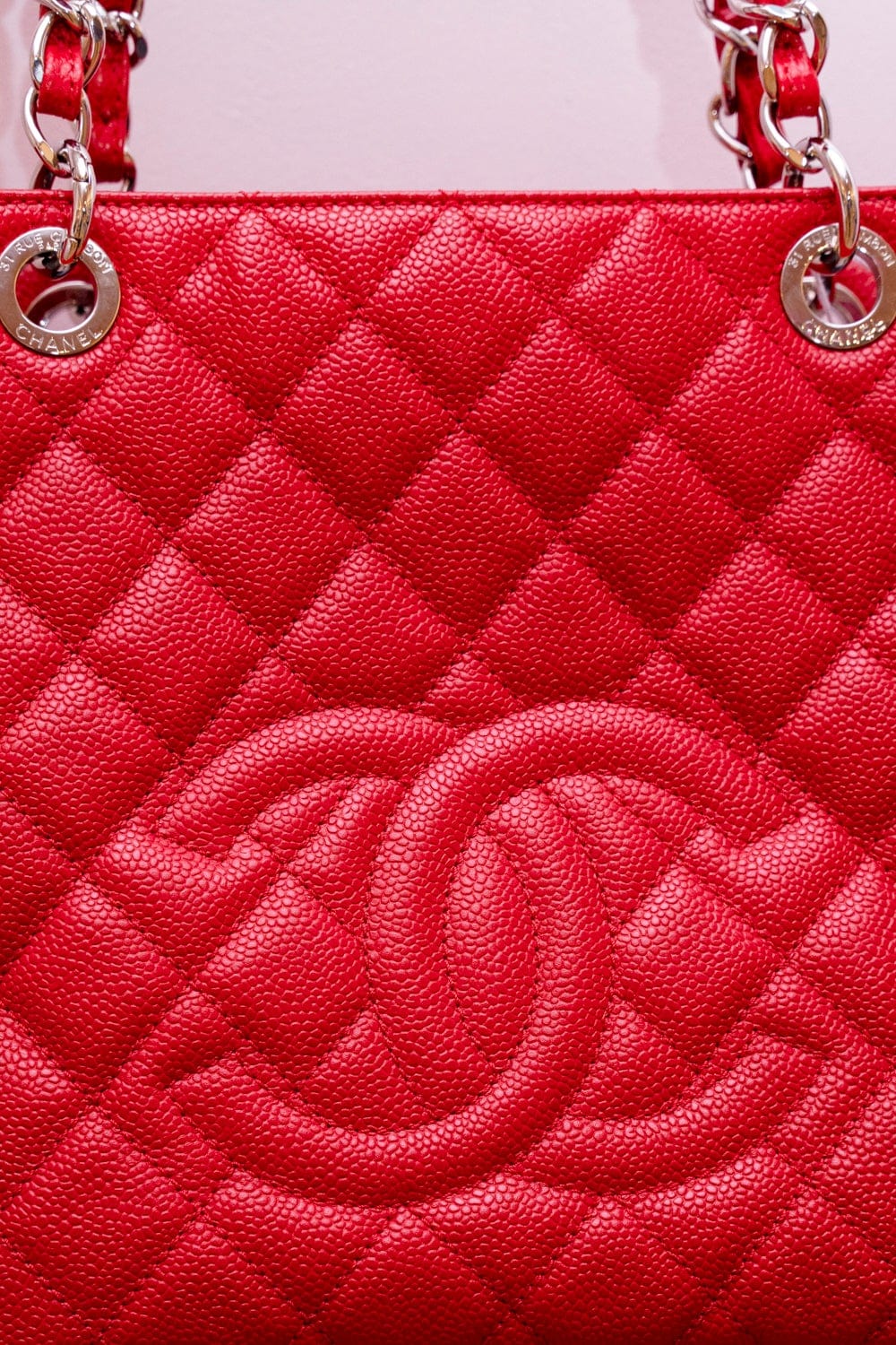 Chanel Chanel PST Red Caviar RJL1335