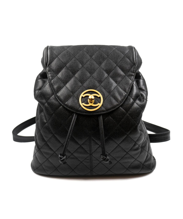 Chanel Chanel Quilted CC Chain Backpack ASL3212