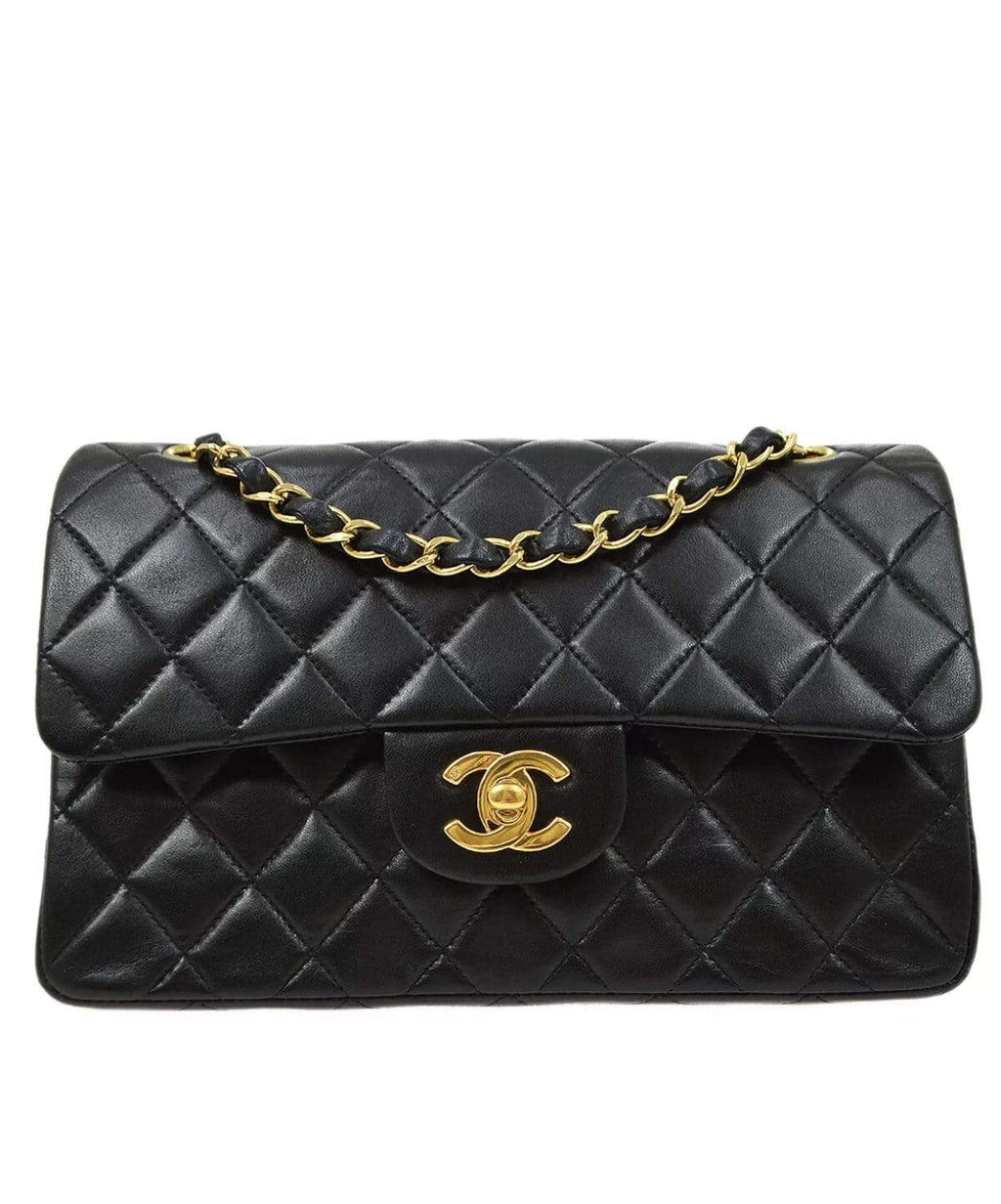 CHANEL Quilted Single Flap Chain Shoulder Bag