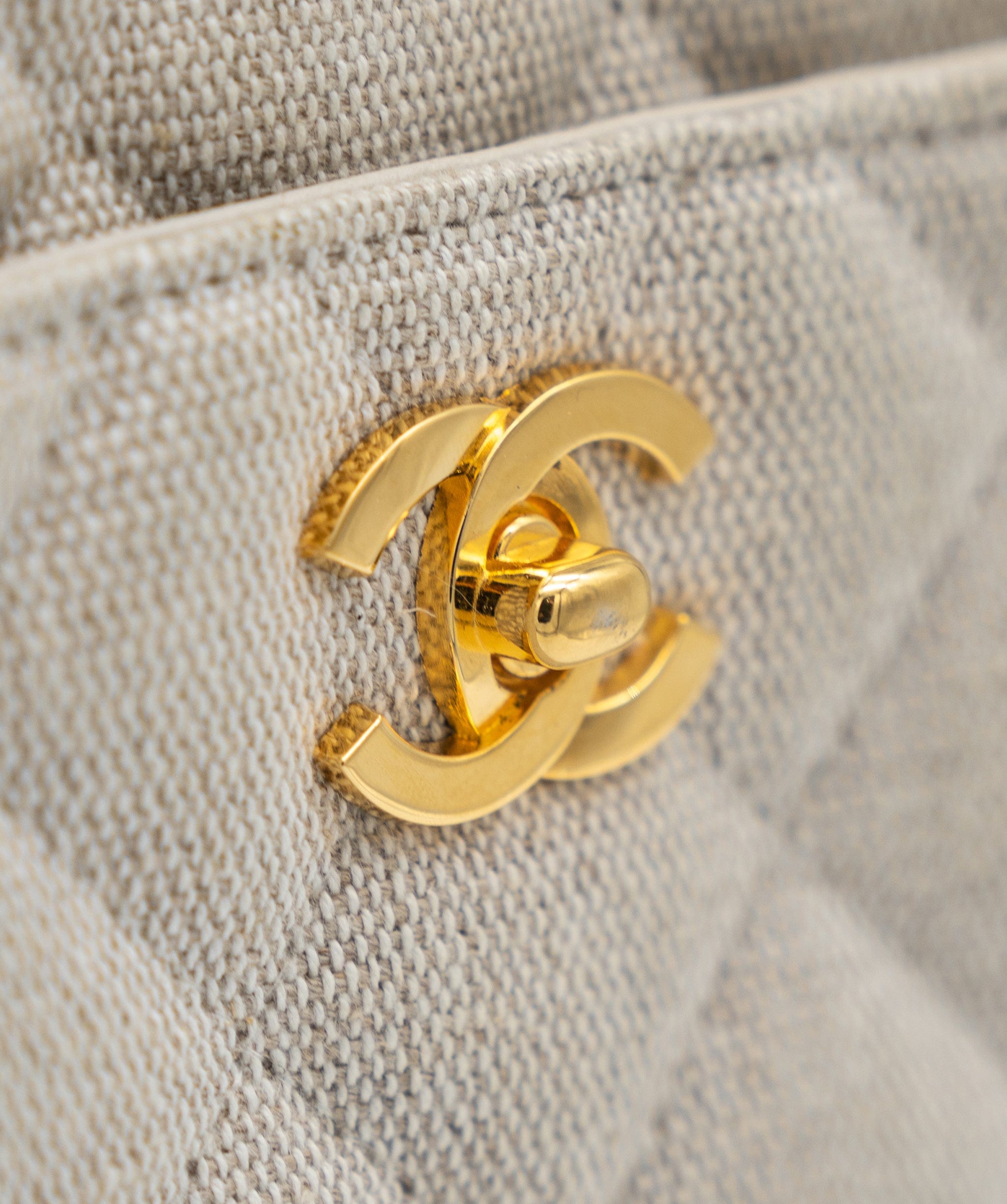 Chanel Chanel Quilted Raffia Handbag 5th PXL1761