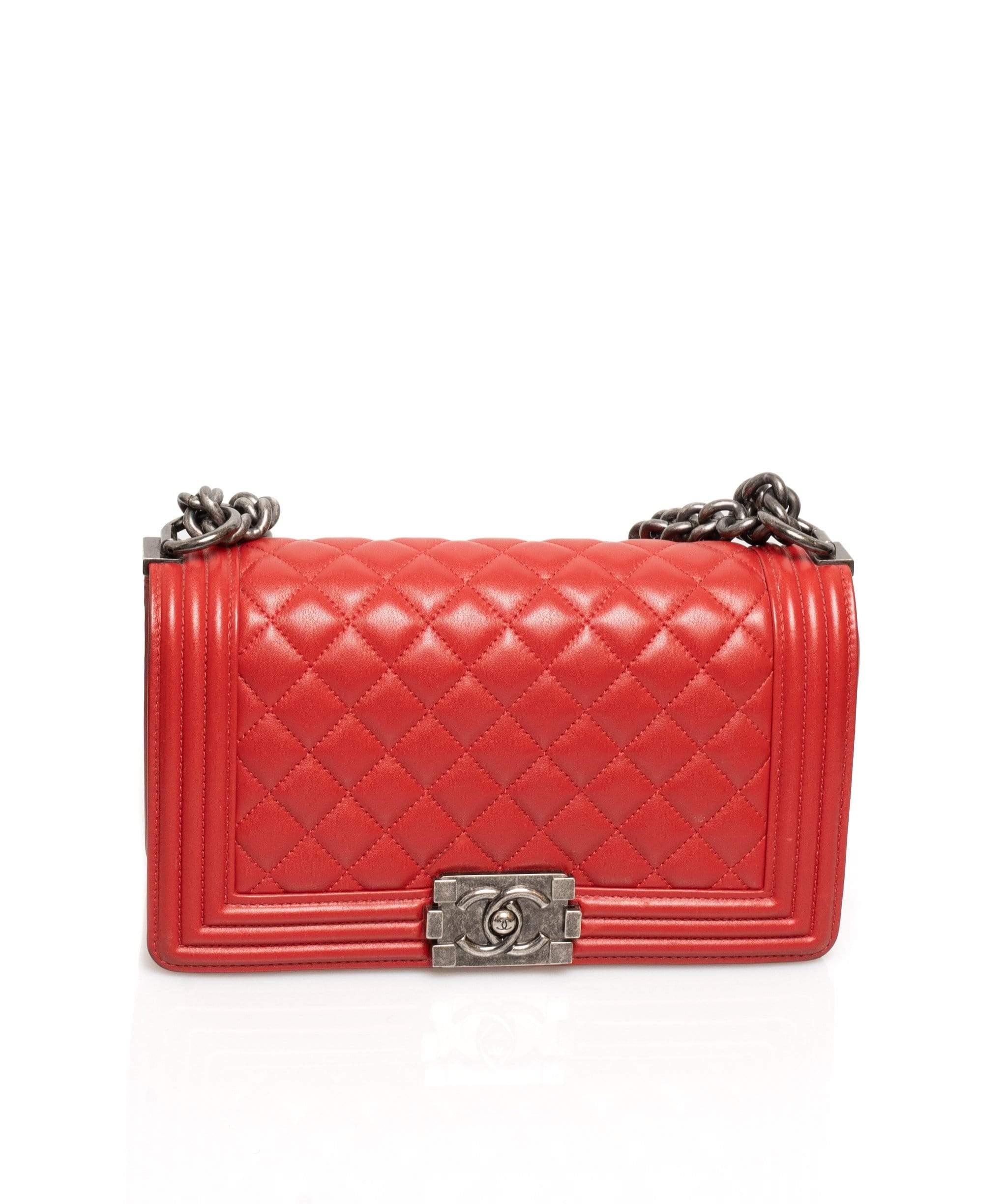 Chanel Chanel Red New Medium Boy Bag - ADL1302