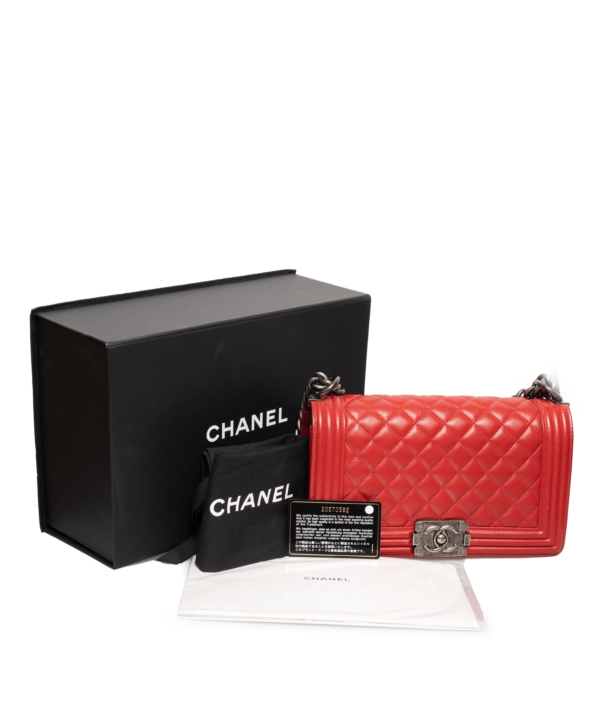 Chanel Chanel Red New Medium Boy Bag - ADL1302