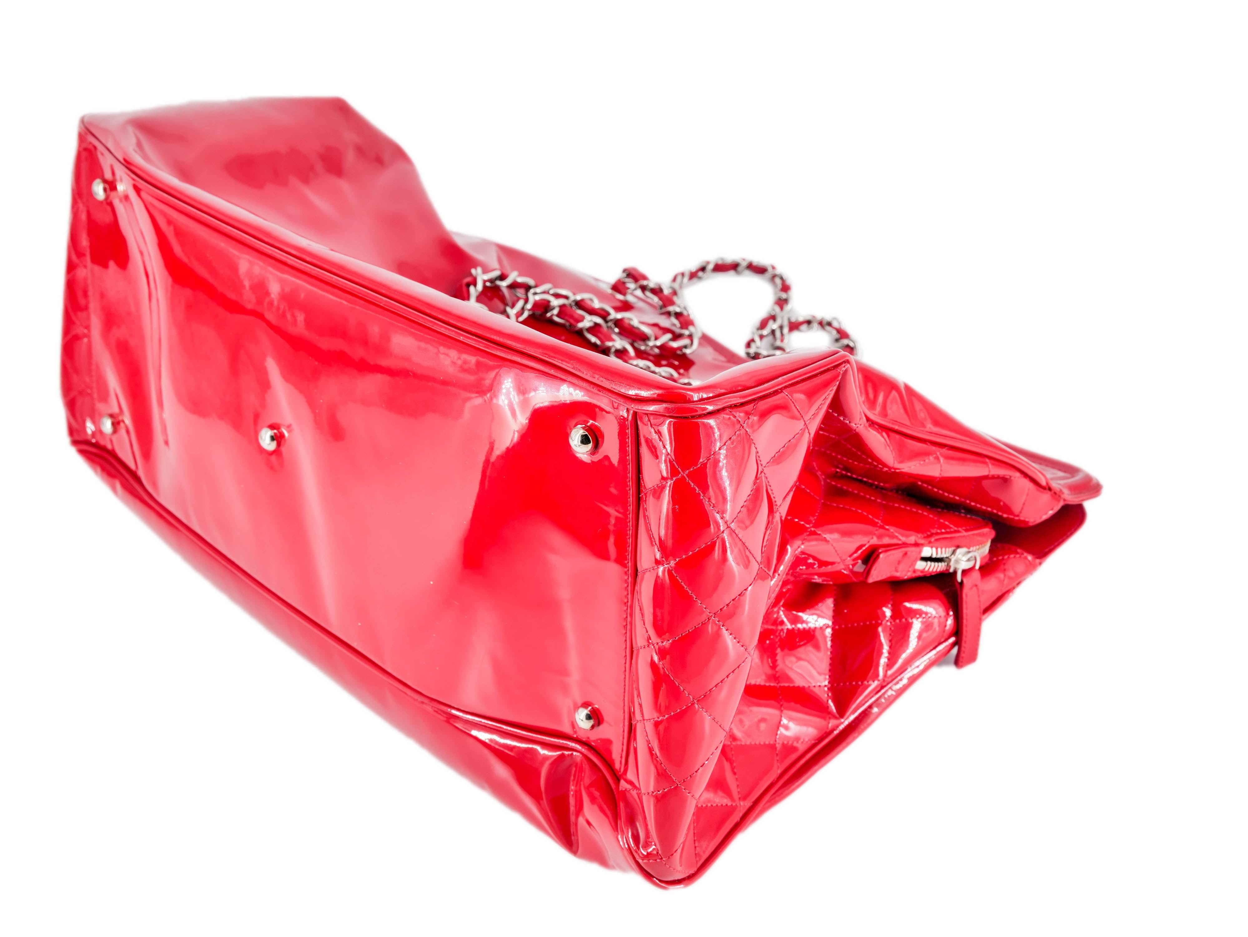 Chanel Chanel Red PVC Tote bag RJL1700