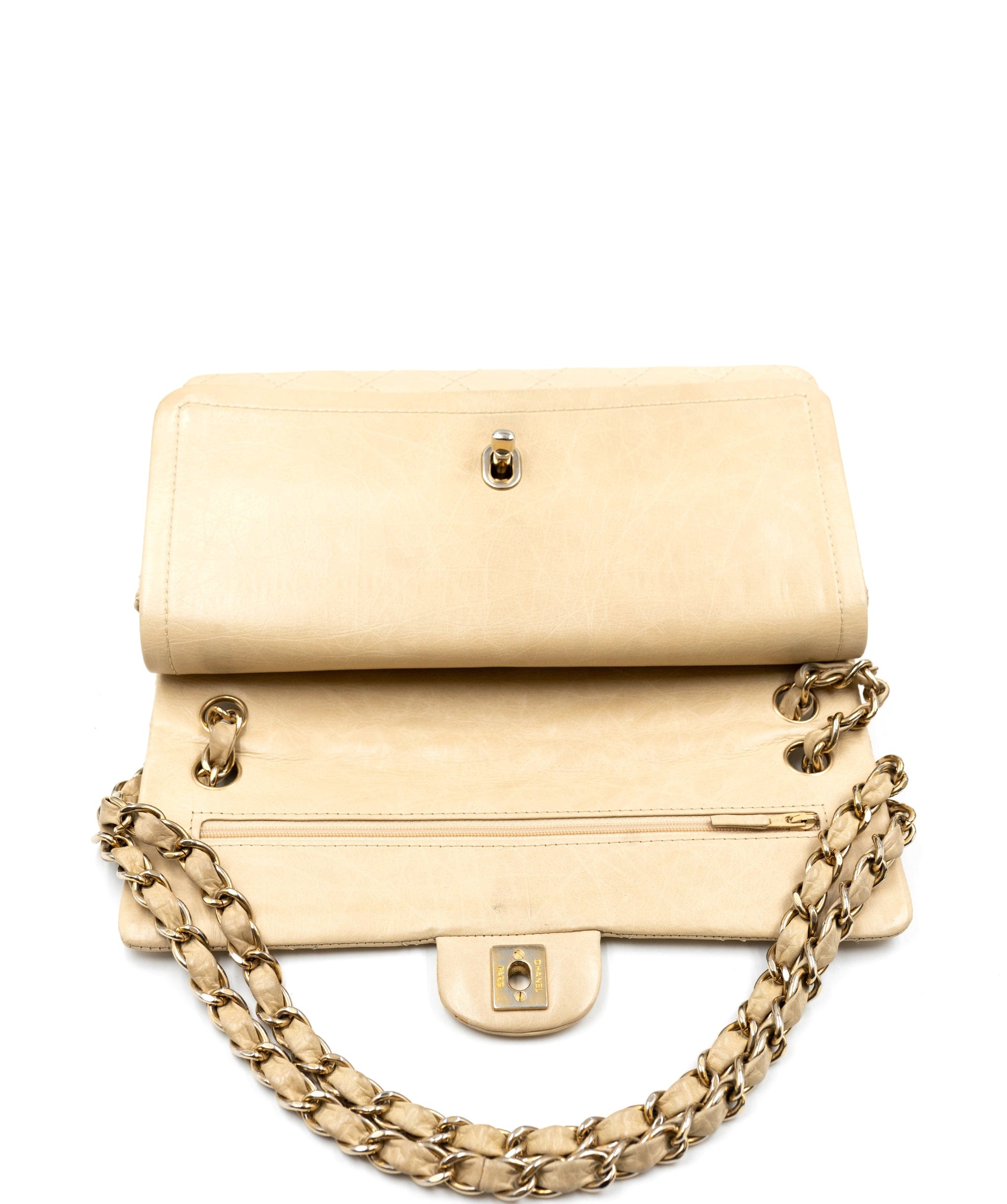 Chanel Chanel Reissue Beige 10" Medium Triple Flap Bag AGC1226