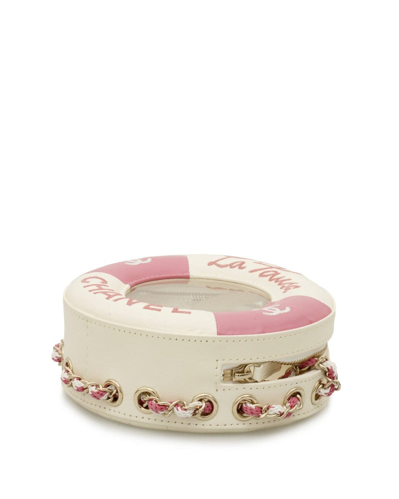 Chanel Round La Pausa Limited Edition Pink and White Runway - ADL1624