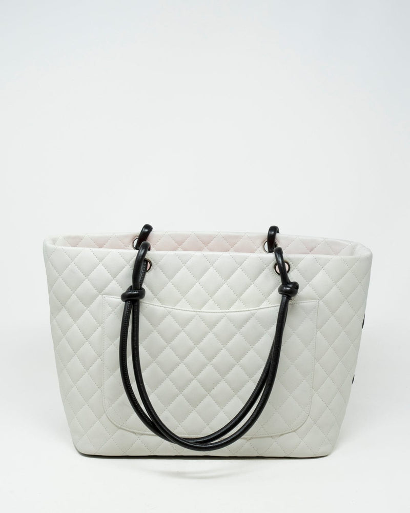 Chanel Rue Cambon Cream CC Lambskin Leather Tote Bag - AGL1860 –  LuxuryPromise