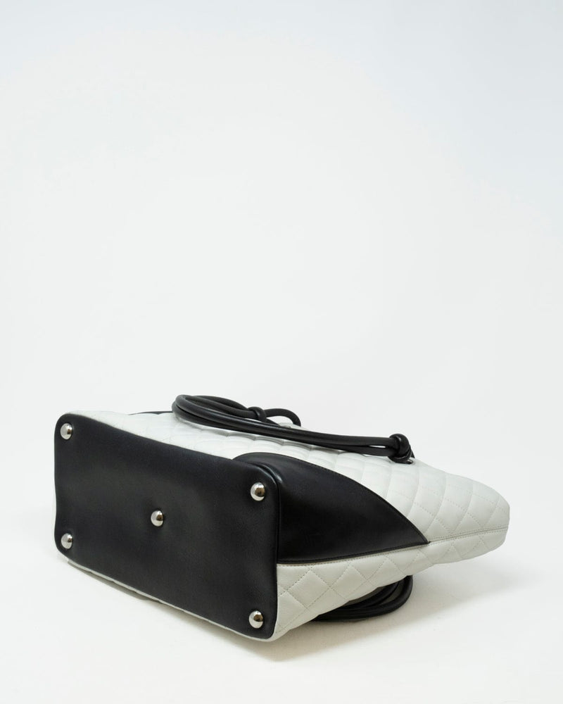 CHANEL, Bags, Chanel Cc Cc Mark Vintageshoulder Hand Bag Tote Bag Lambskin  Leather Greenbased