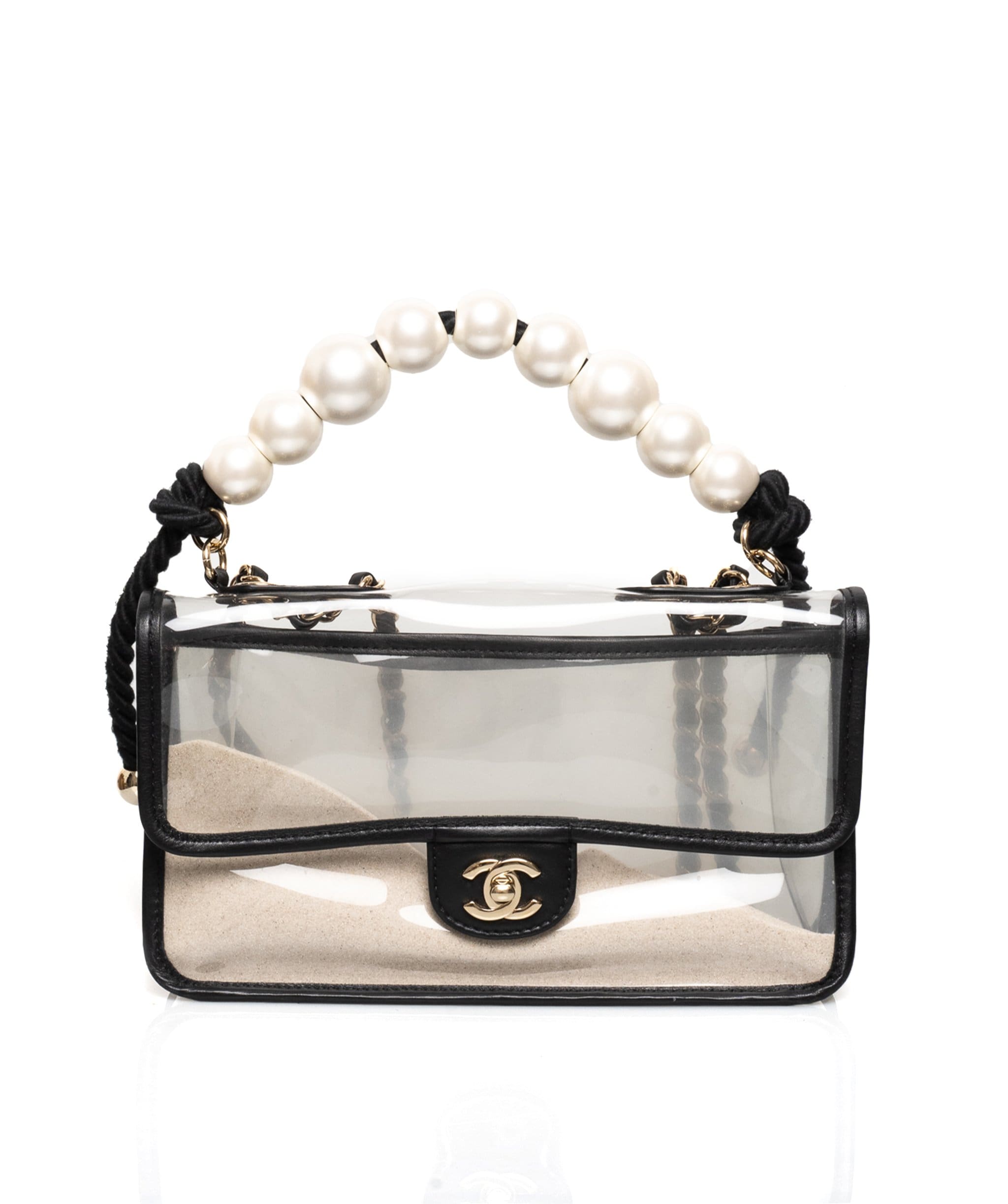 CHANEL Sand by the Sea Large Pearl Handle Flap – LeidiDonna Luxe