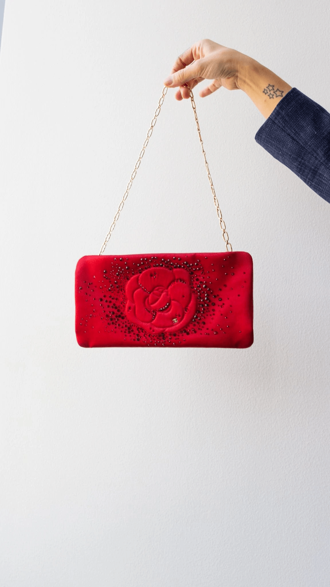 Chanel Chanel Satin Red Flap