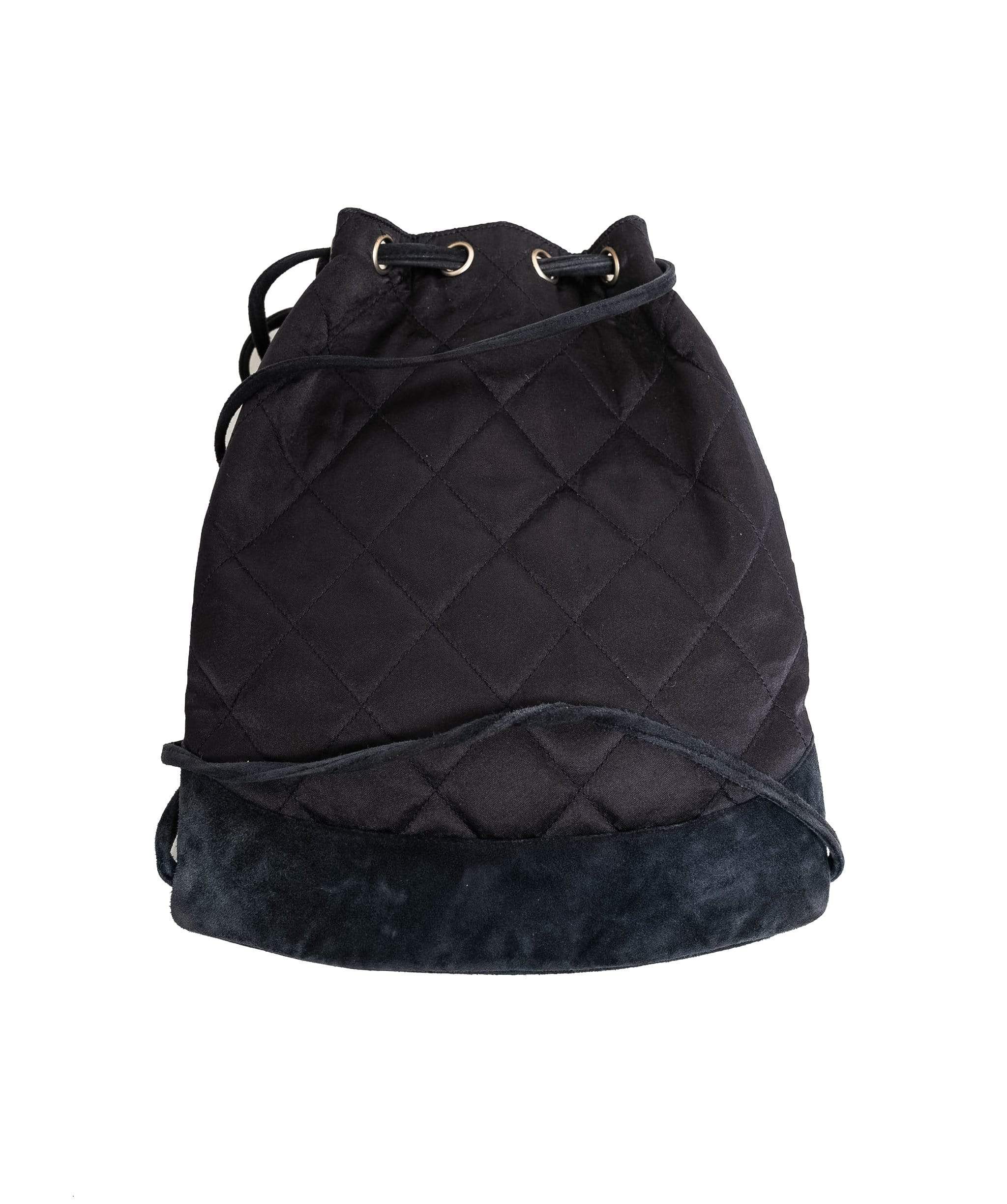 Chanel CHANEL Silk Satin Quilted Backpack - AWL1927