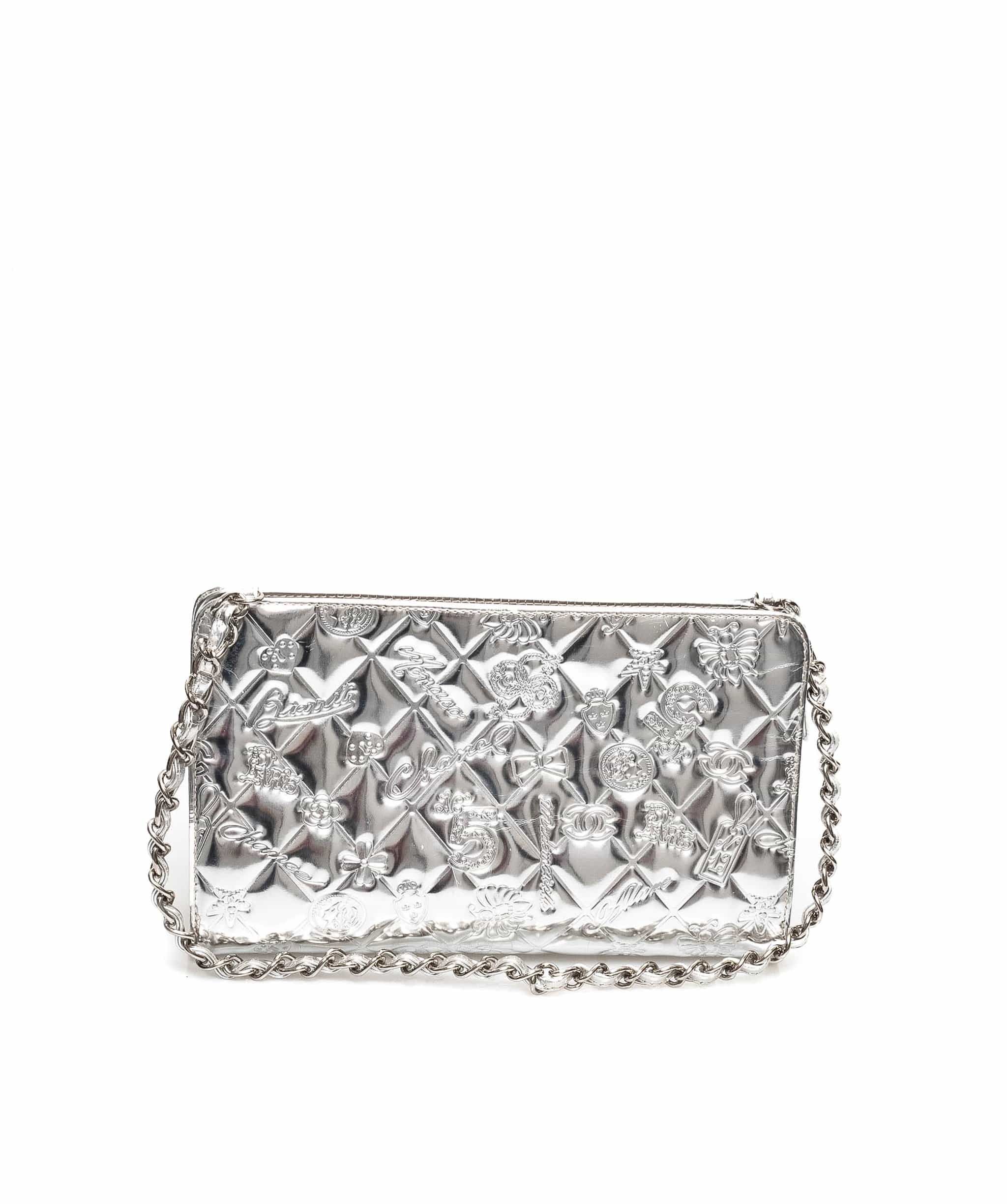 Chanel Chanel Silver Charm Shoulder Bag - ADL1323