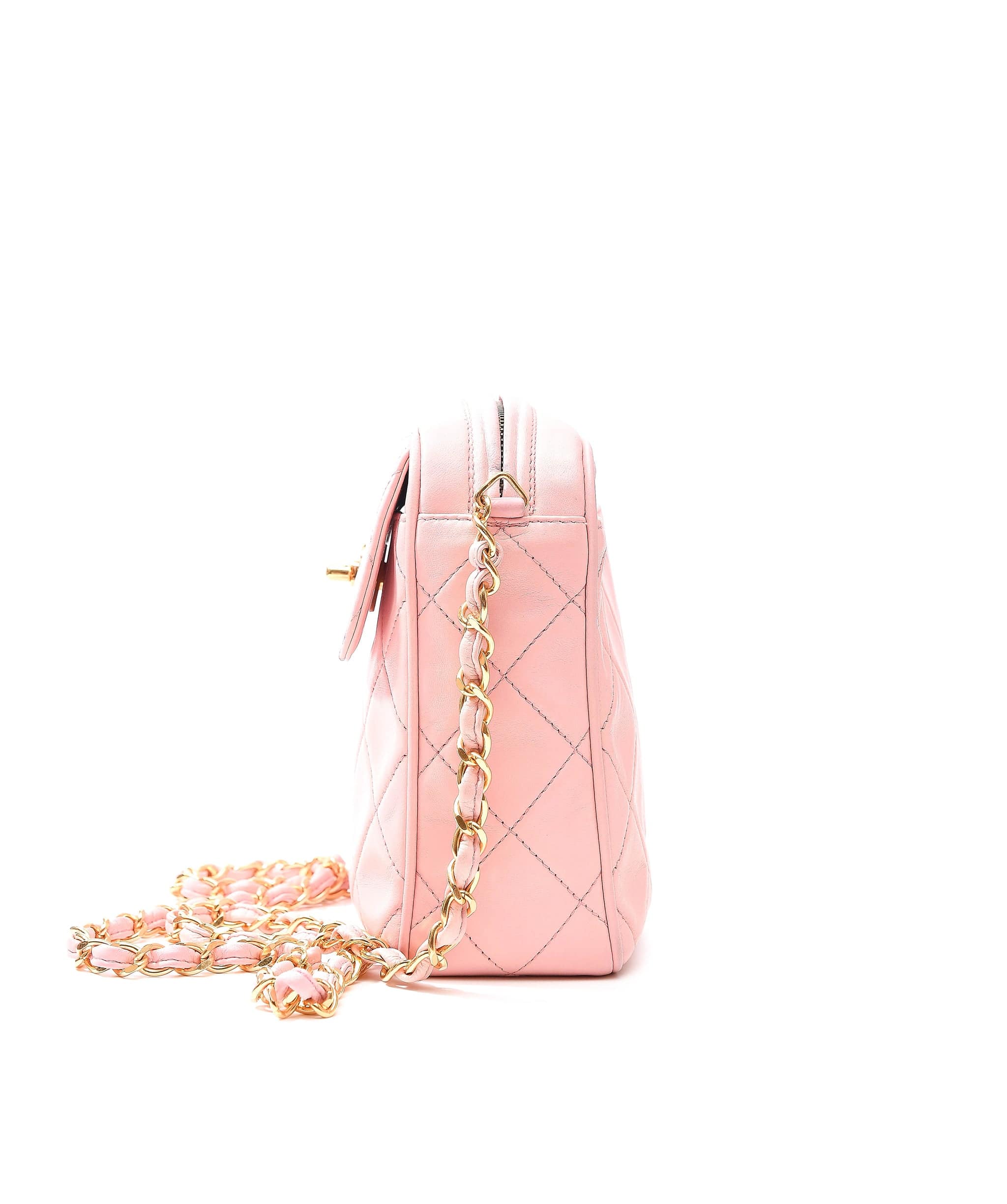 Chanel Chanel Small Pink Lambskin Camera bag - AWL2773