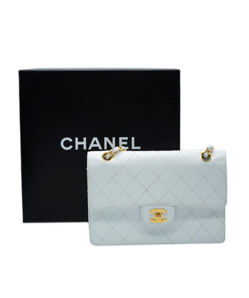 Chanel sling clearance bag white