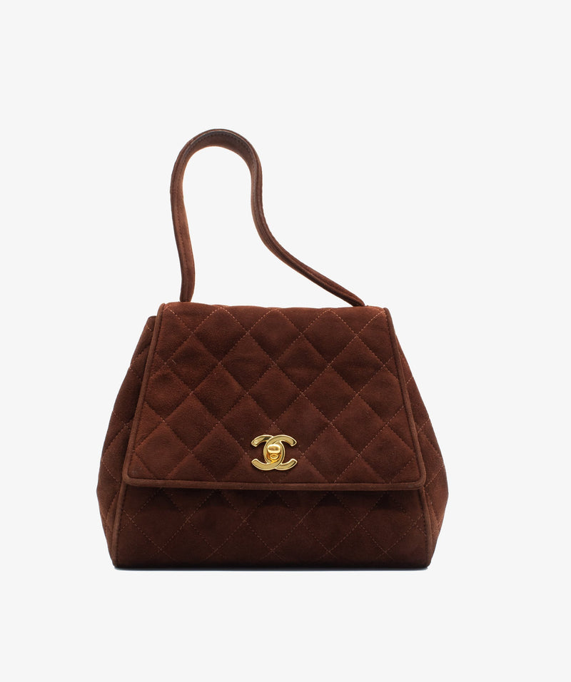Chanel Chanel Suede Matelasse Handbag RCL1011