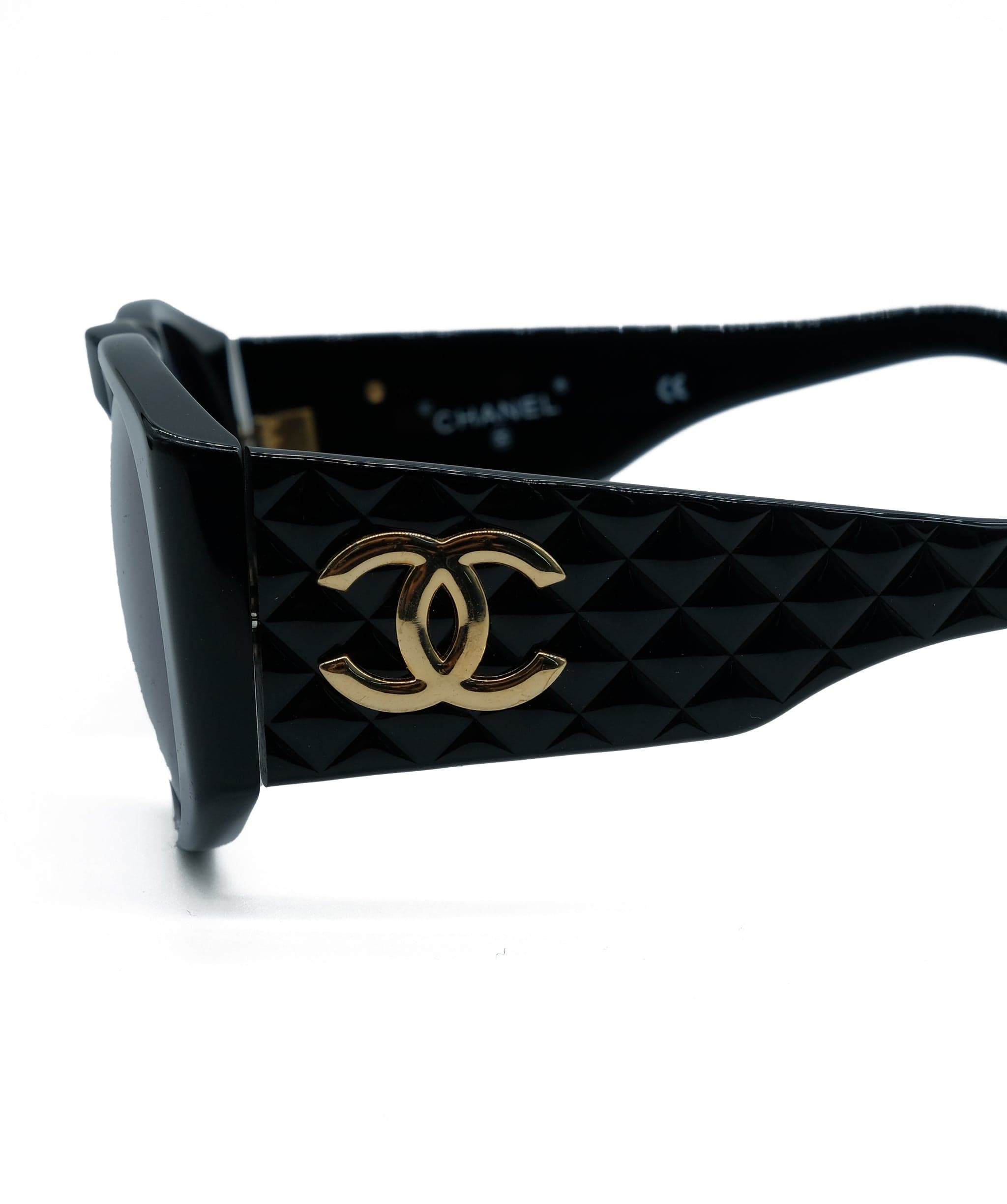 Chanel CHANEL Sunglasses Black CC Auth ar8518 AWL4563