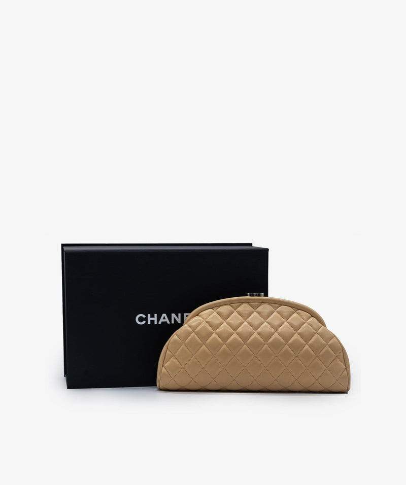 Chanel Chanel Timeless Beige Clutch RJC1116