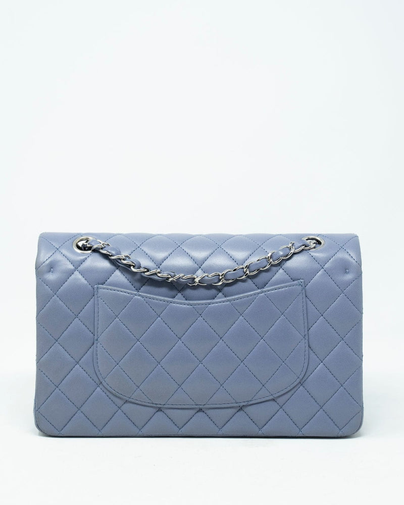 Chanel Timeless Classic Flap Bag Lambskin Blue ASL3406 – LuxuryPromise