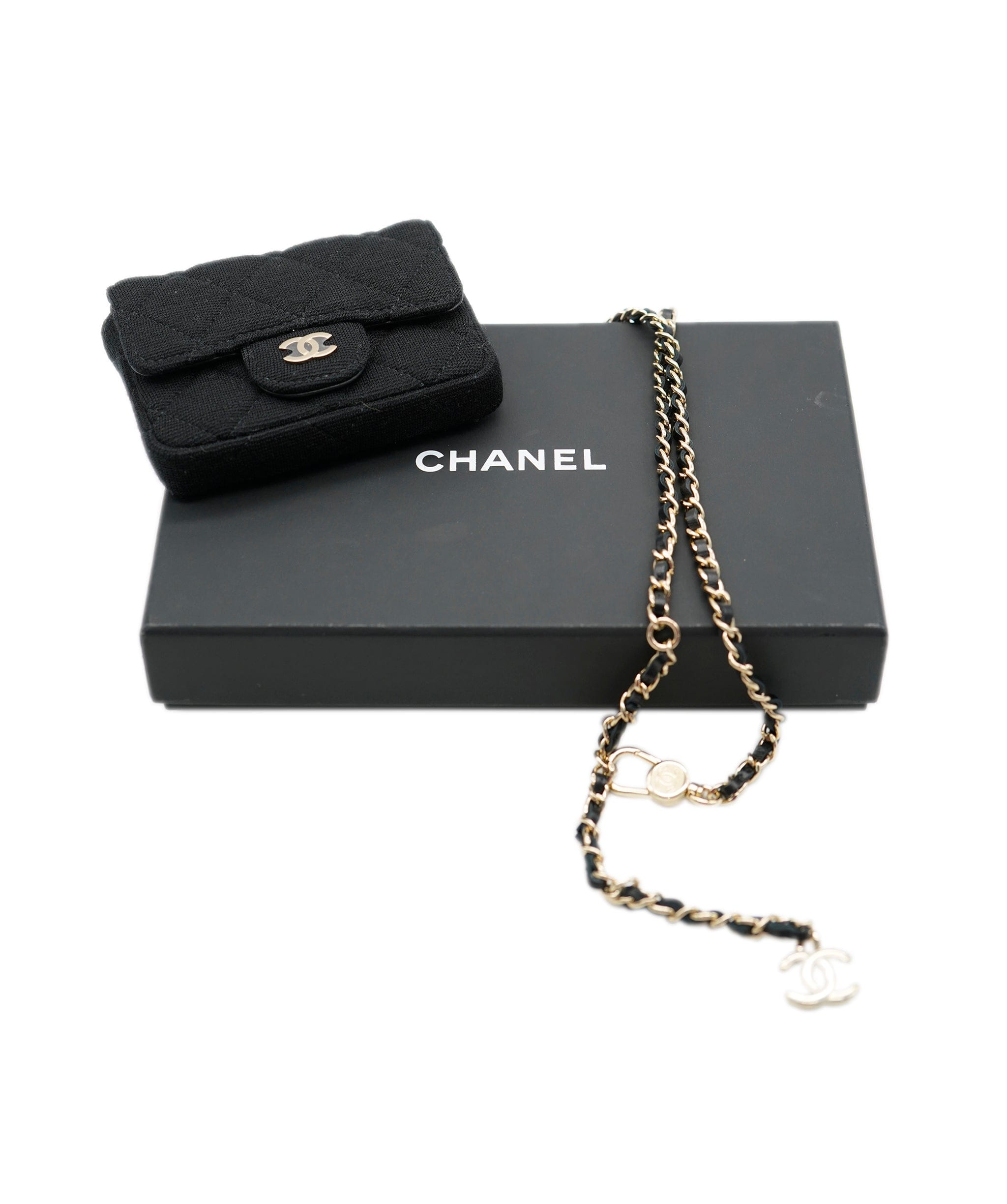 Chanel Chanel Timeless Mini Belt Bag Black with GHW - ALL0384